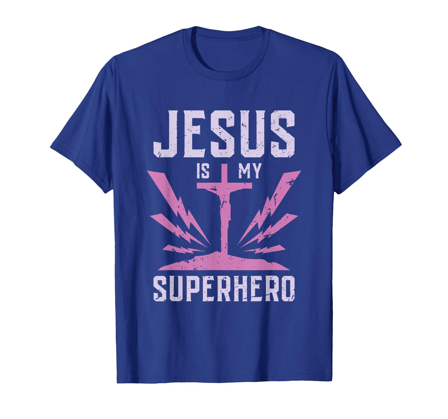 JESUS is my SUPERHERO Funny Jesus Tshirt T-Shirt