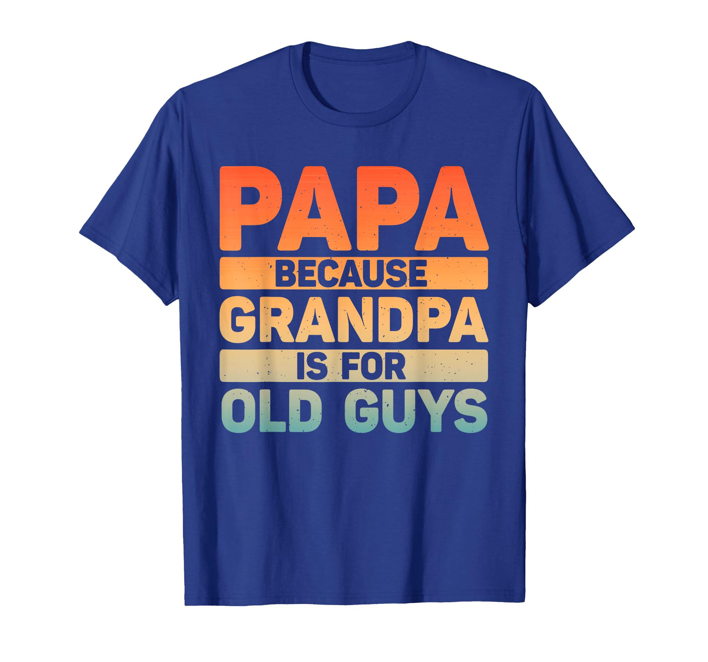 Papa Art For Grandpa Men From Grandkids Father's Day Papa T-Shirt
