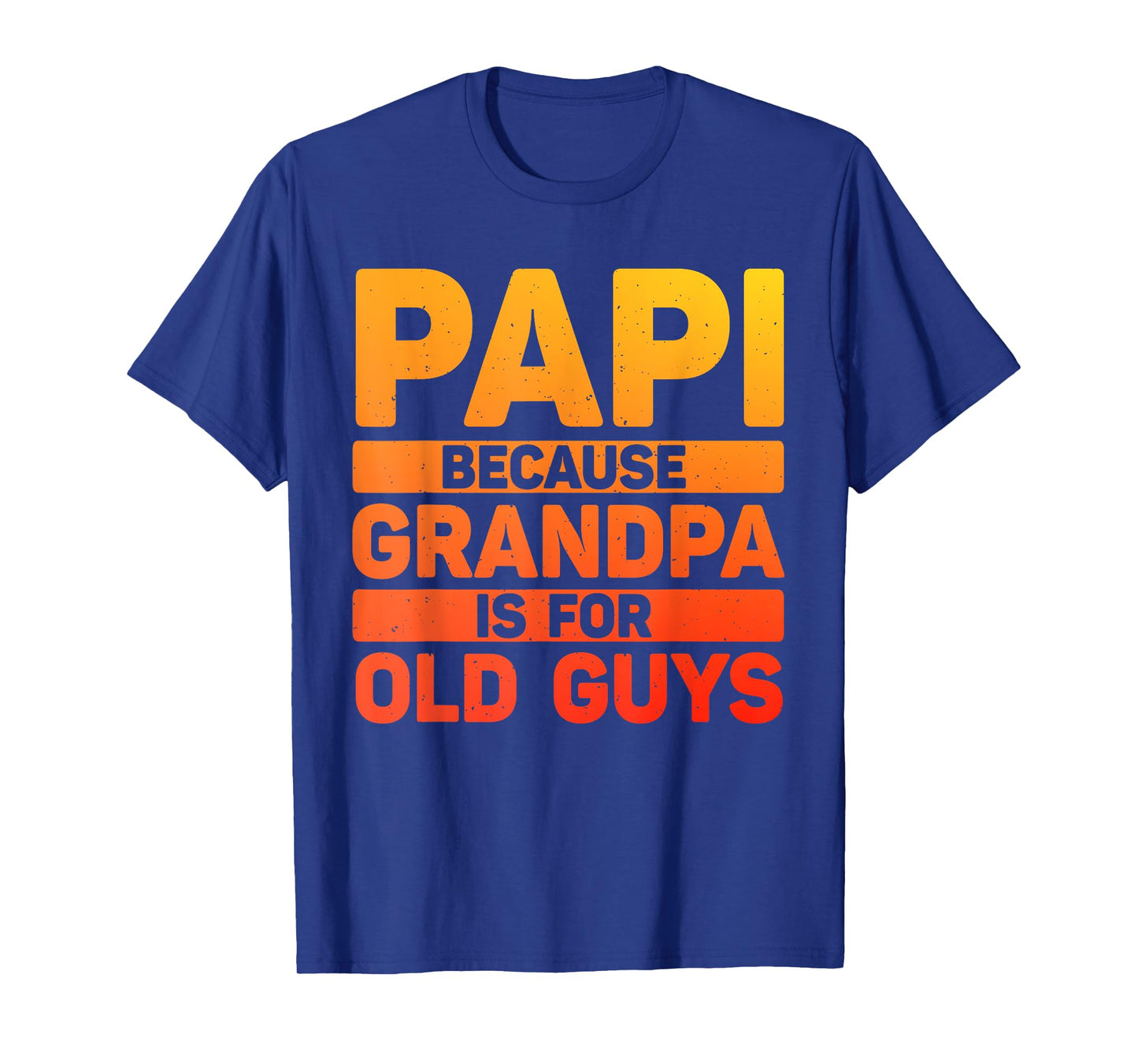 Papi Design For Grandpa From Grandkids Father's Day Papi T-Shirt