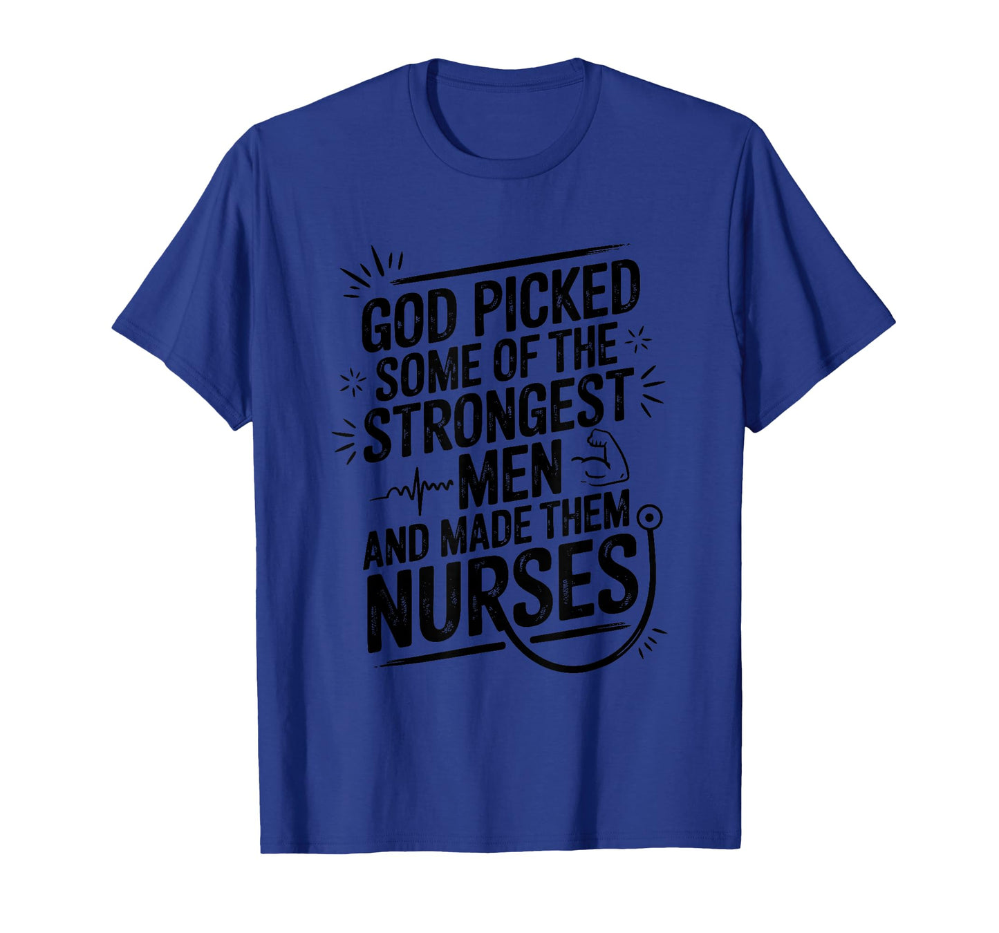 Healthcare Nursing Hospital Medical, God Nurse Men T-Shirt