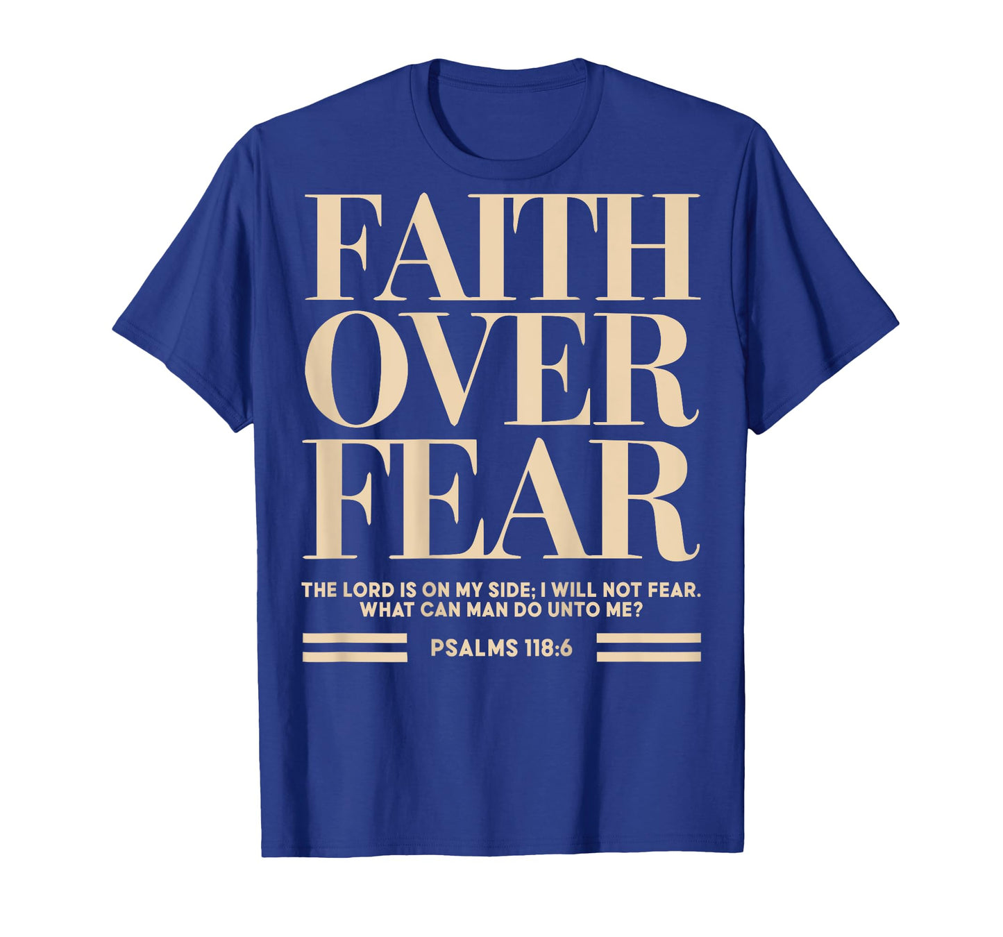 Faith Over Fear Christian Jesus Toddler God Son Sister Boys T-Shirt
