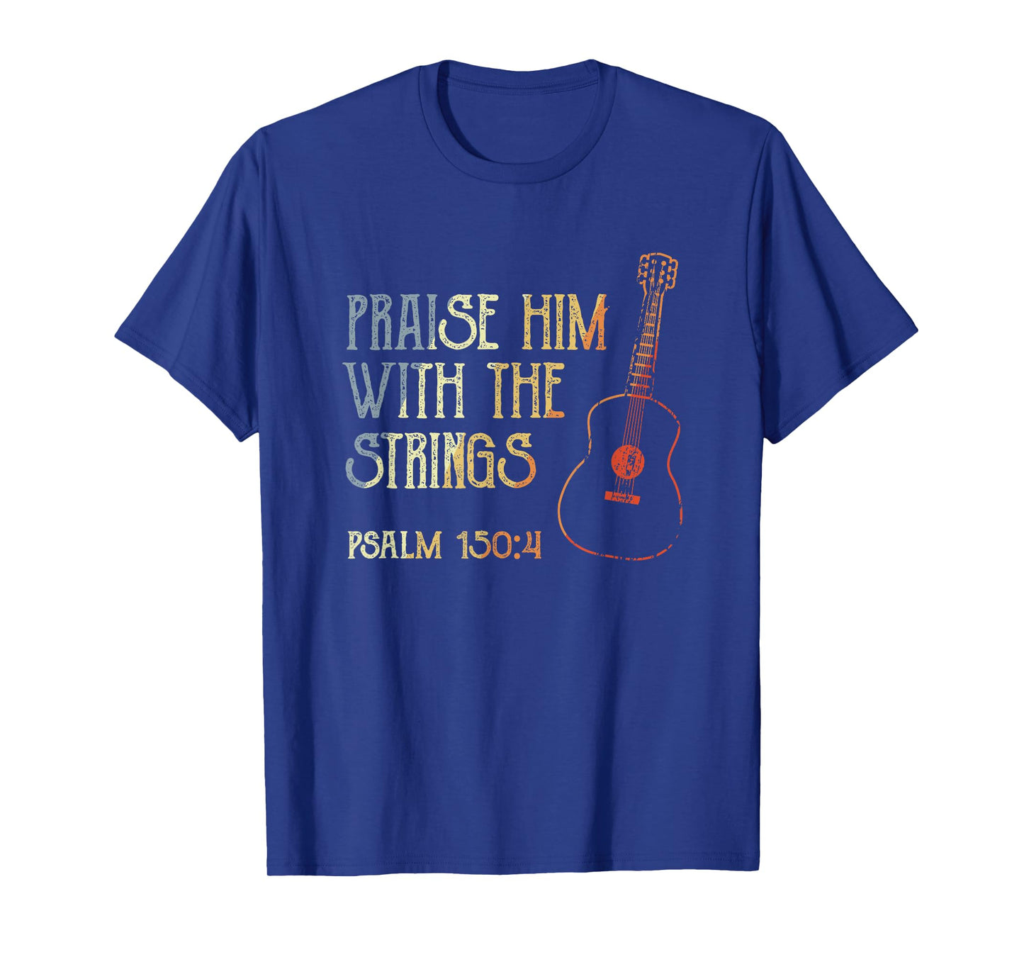 Guitarist Christian Music Guitar Player Bible Verse T-Shirt
