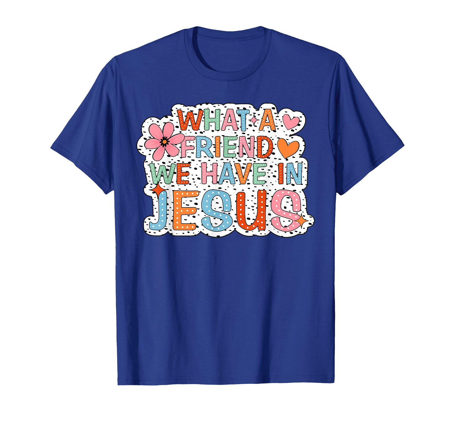 What A Friend We Have In Jesus Groovy Leopard T-Shirt
