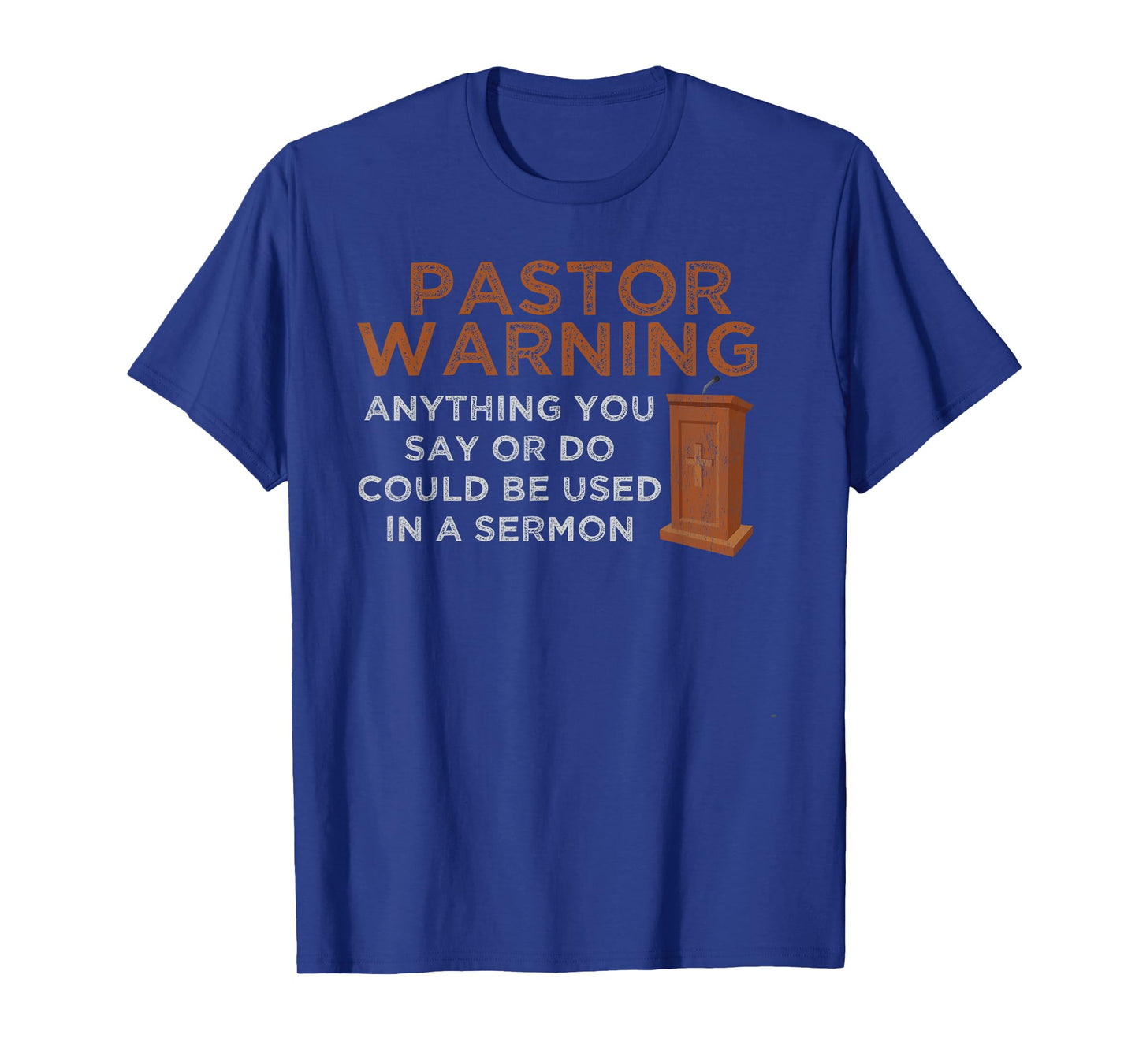 Funny Pastor Warning - Fun Pastor Sermon Gift - Preacher T-Shirt