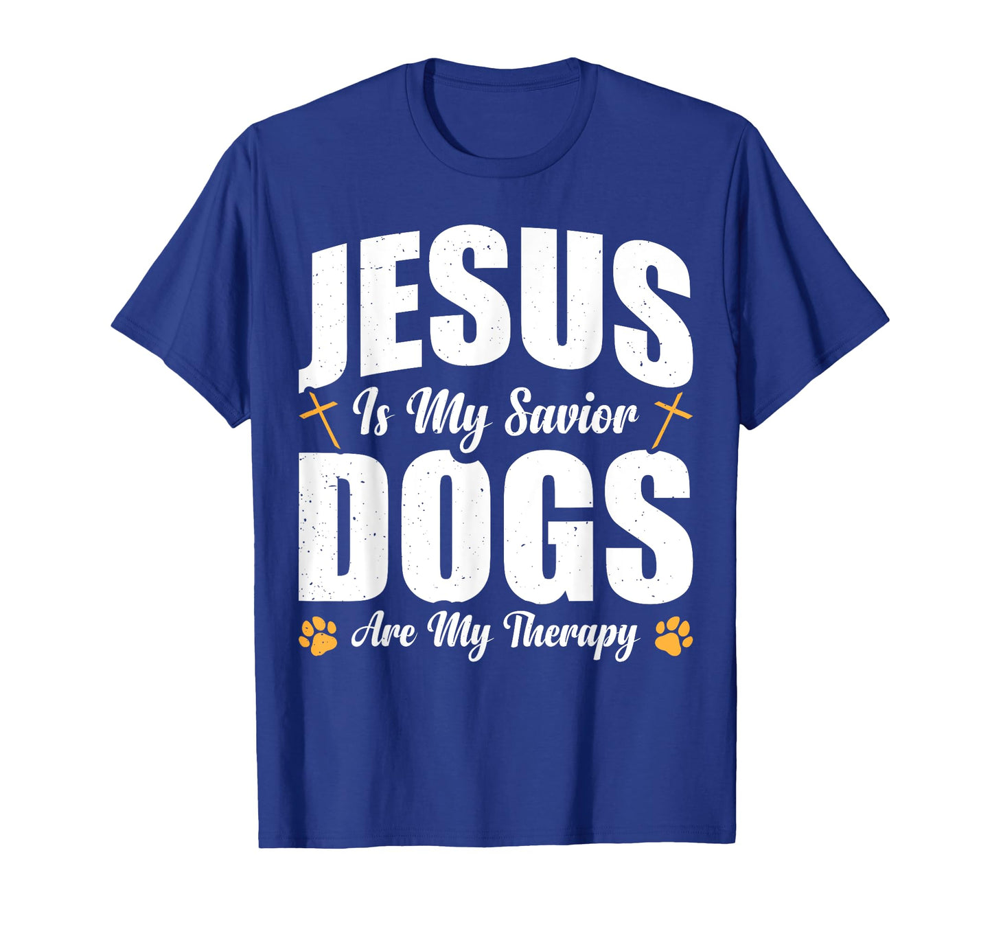Jesus Is My Savior Dogs Are My Therapy T-Shirt
