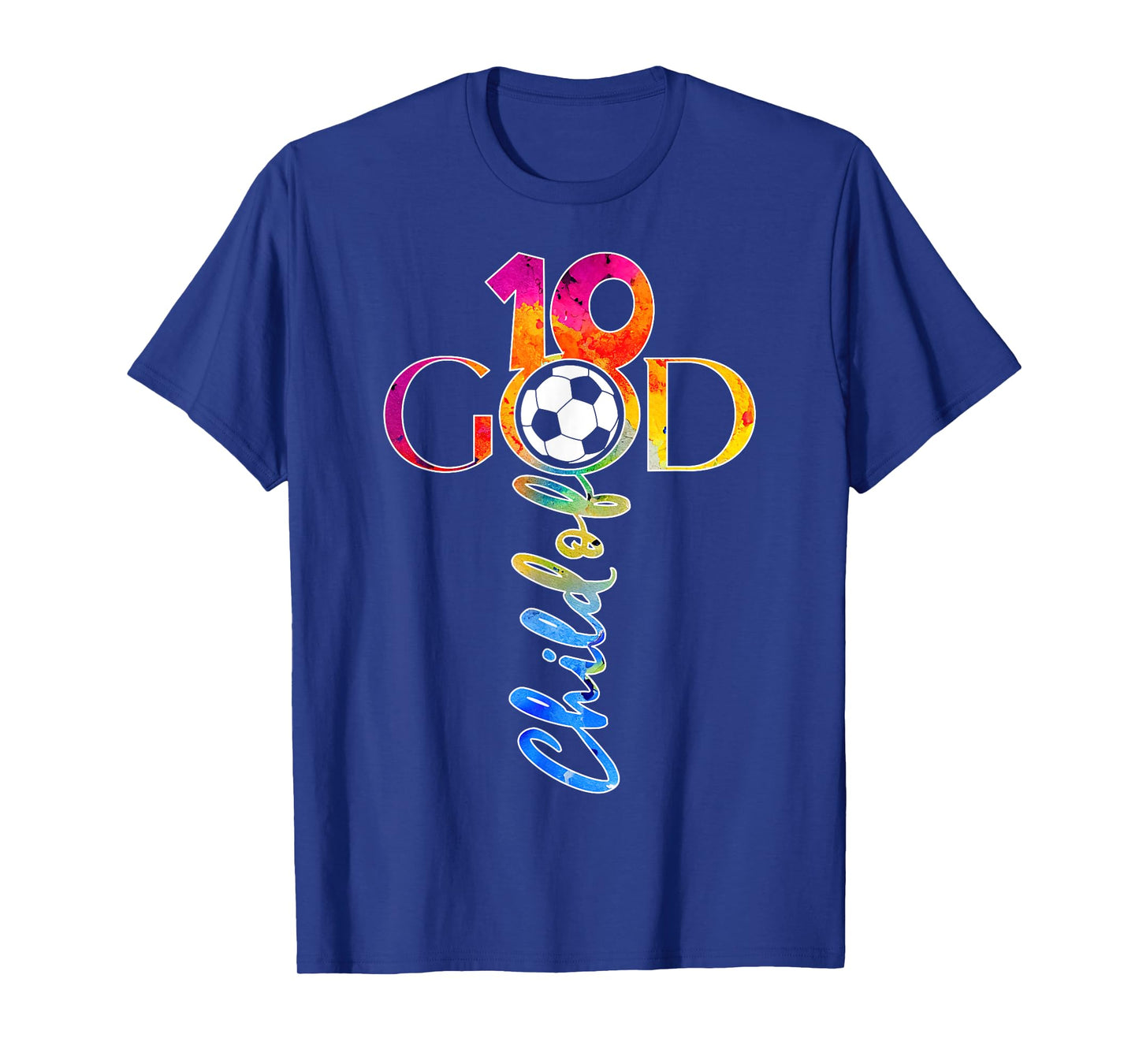 JESUS 10 YEARS CHILD OF GOD SOCCER 10TH BIRTHDAY T-Shirt
