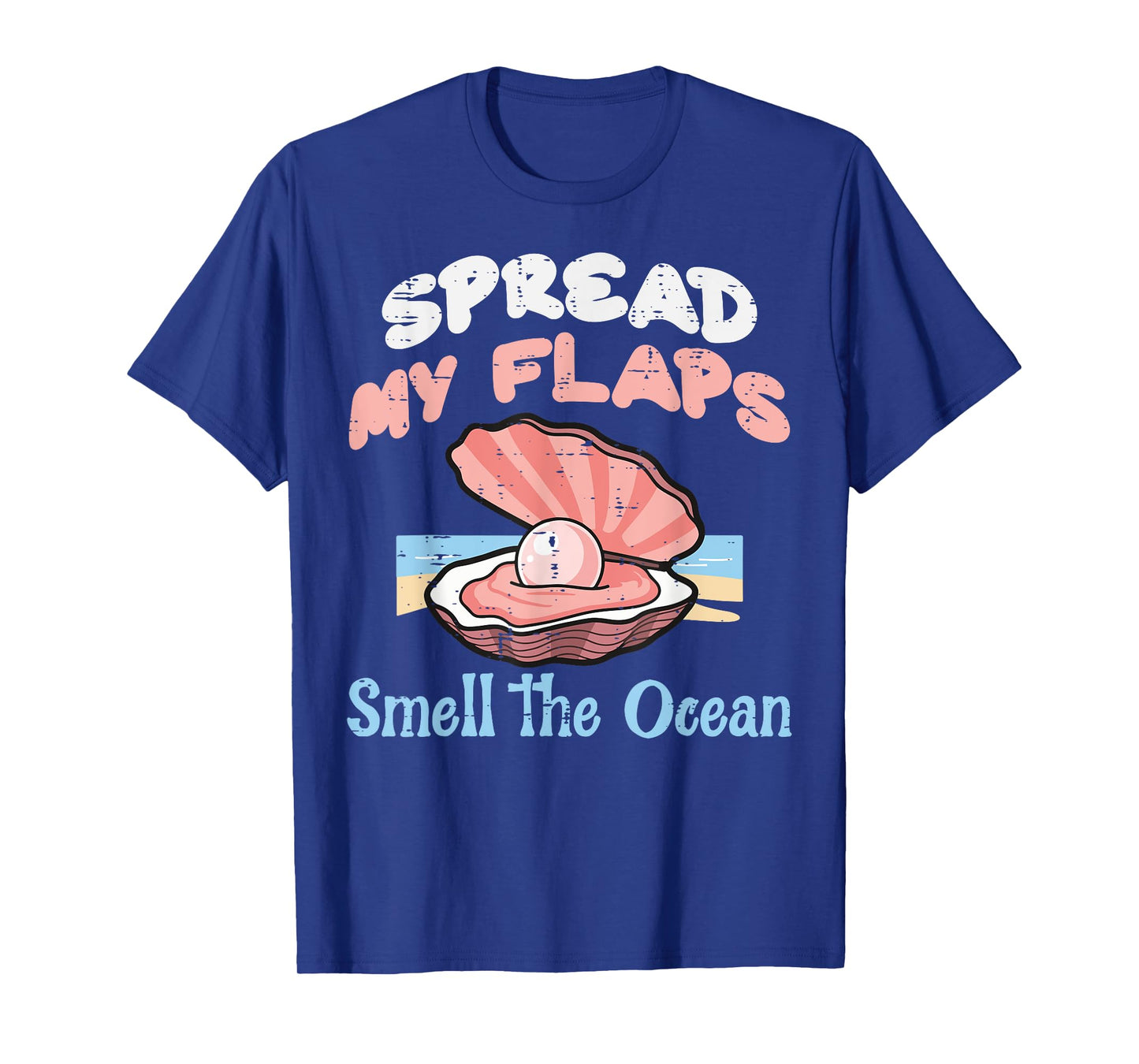 Inappropriate Clam Smell Ocean Funny Adult Humor Meme Women T-Shirt