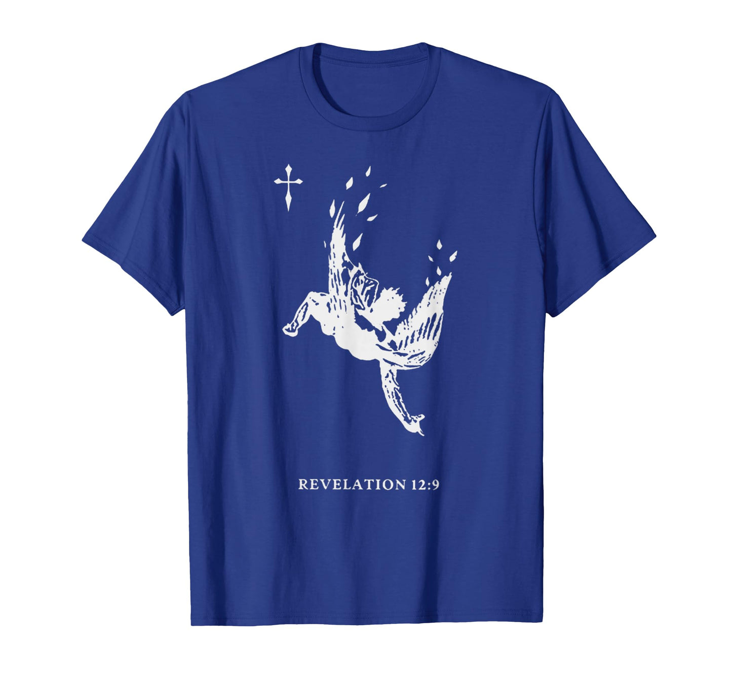 Revelations 12:9 - Fallen Angel Satan Biblical Art T-Shirt