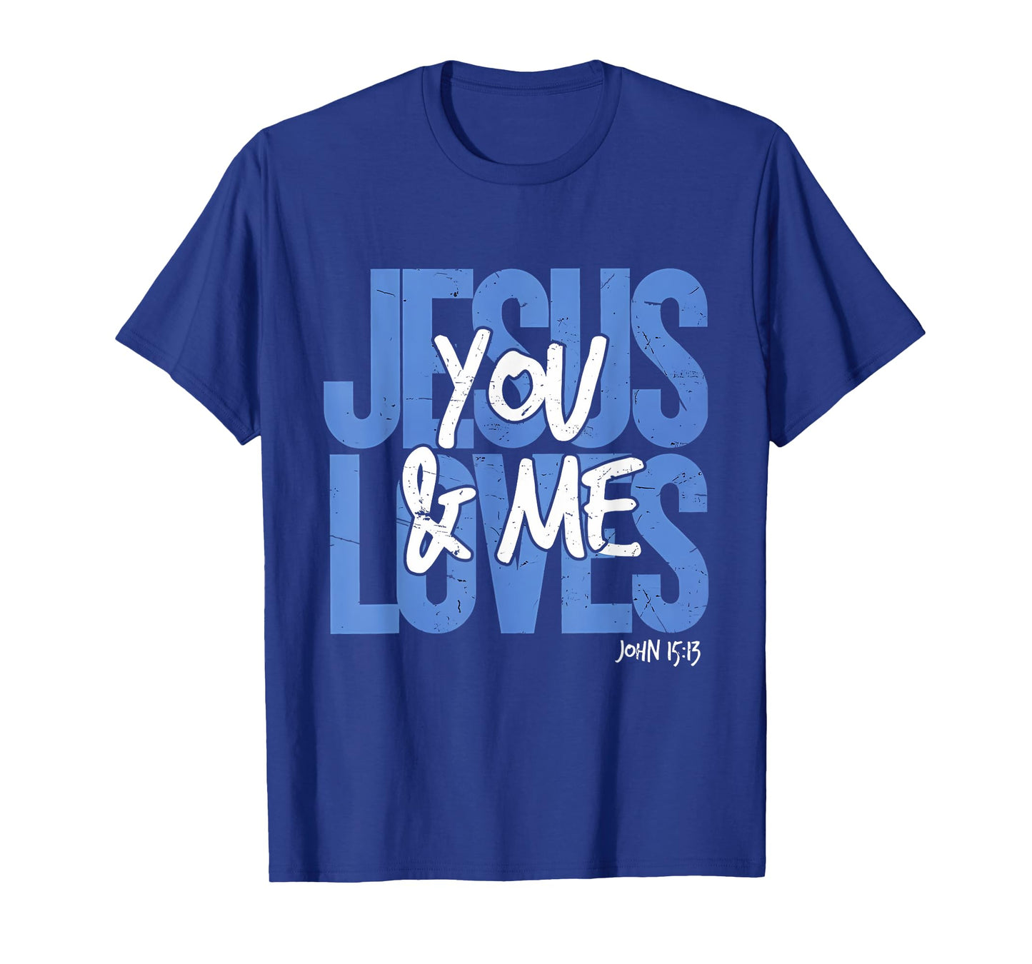 Groovy Jesus Loves You And Me Vintage Retro Christian Gift T-Shirt