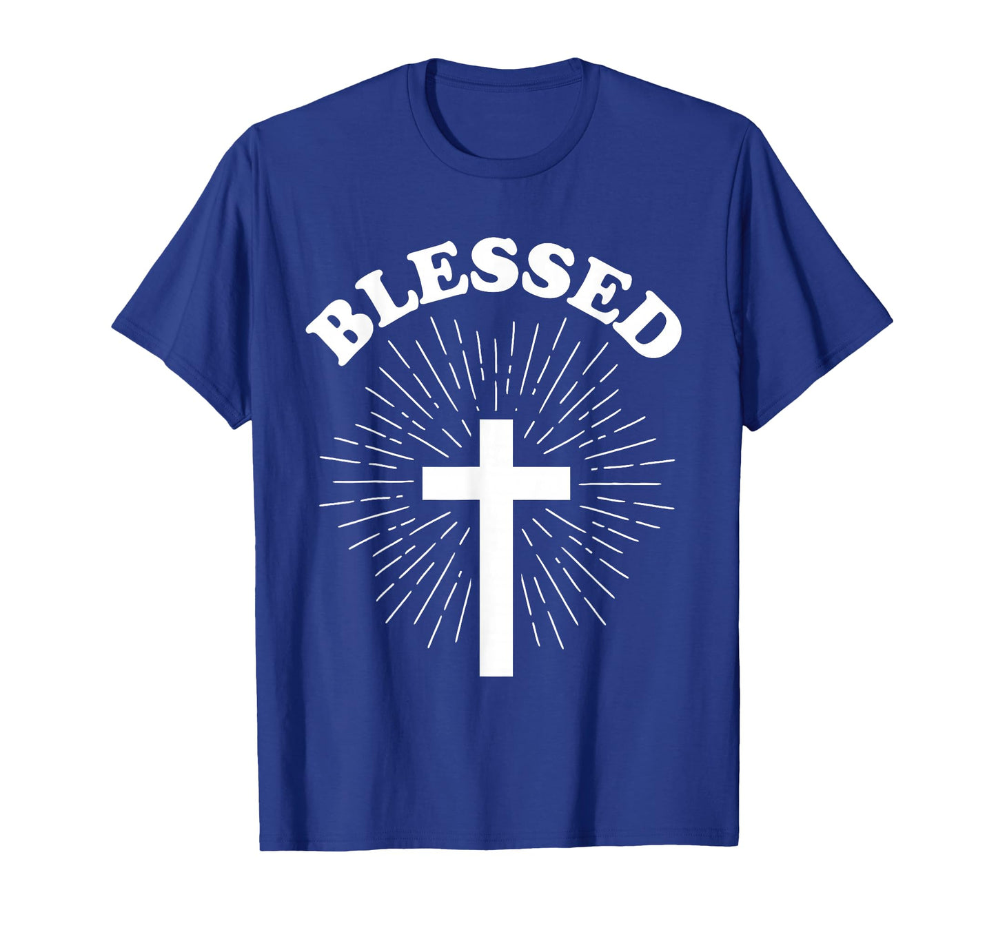 Vintage Blessed Christian Faith Cross Jesus Lover Spiritual T-Shirt