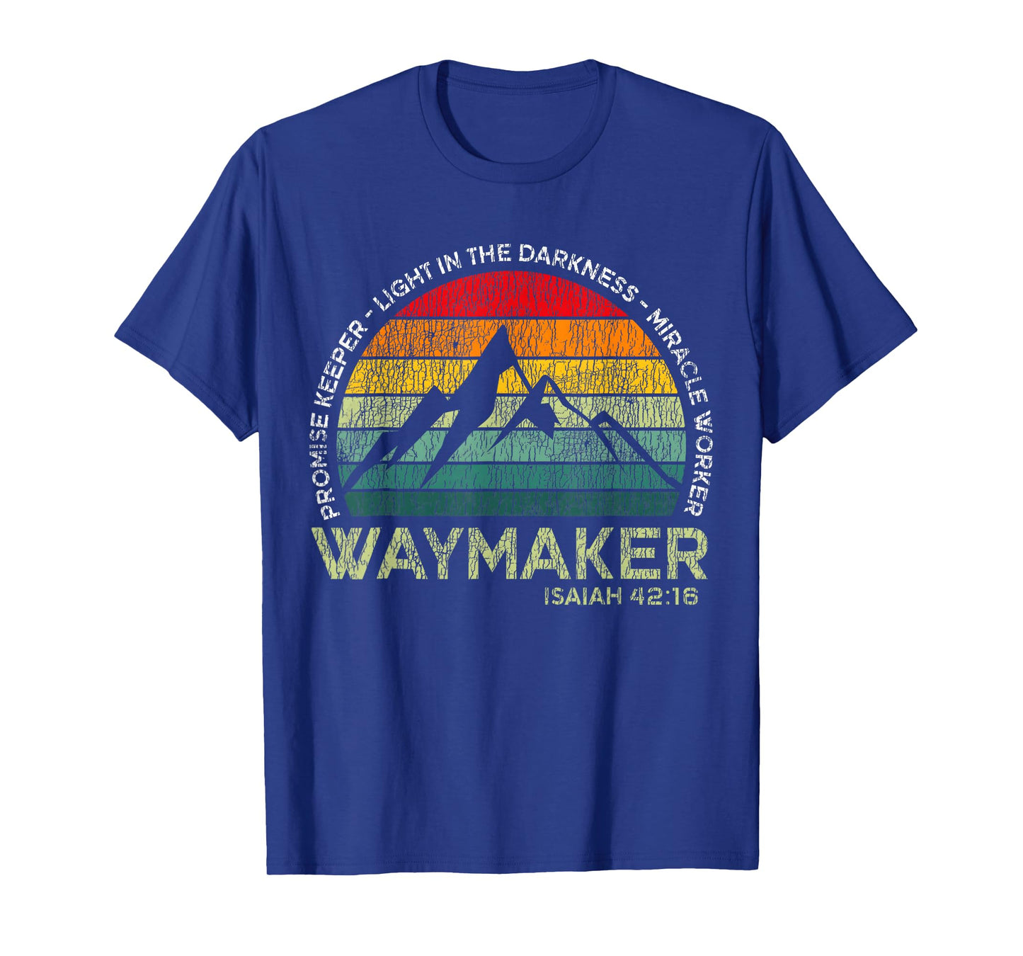 Vintage Waymaker Promise Keeper Miracle Christian Bible T-Shirt