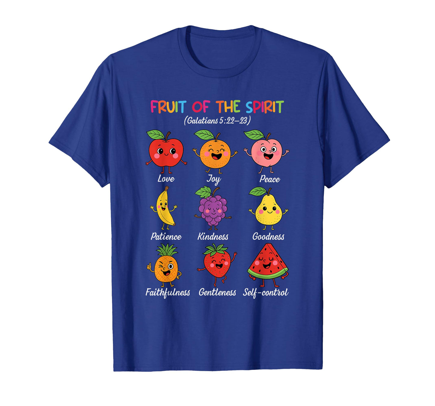 Fruit of The Spirit Christian Faith Religious Bible Verse T-Shirt