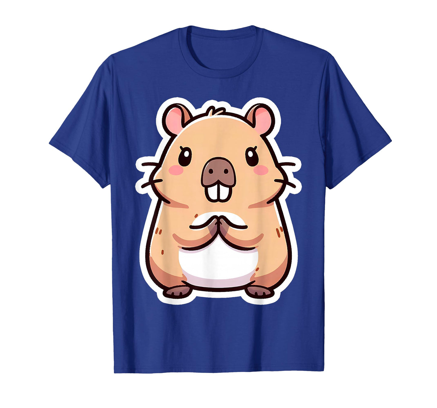 Capybara Christian Praying Jesus Christ Lord Savior Cute God T-Shirt