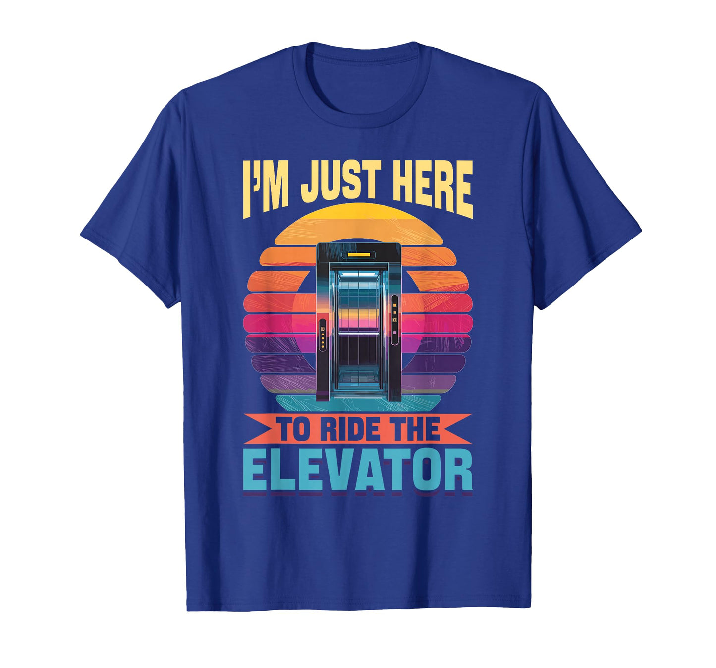 Elevator toddler & kids I´m just here to ride the Elevator T-Shirt