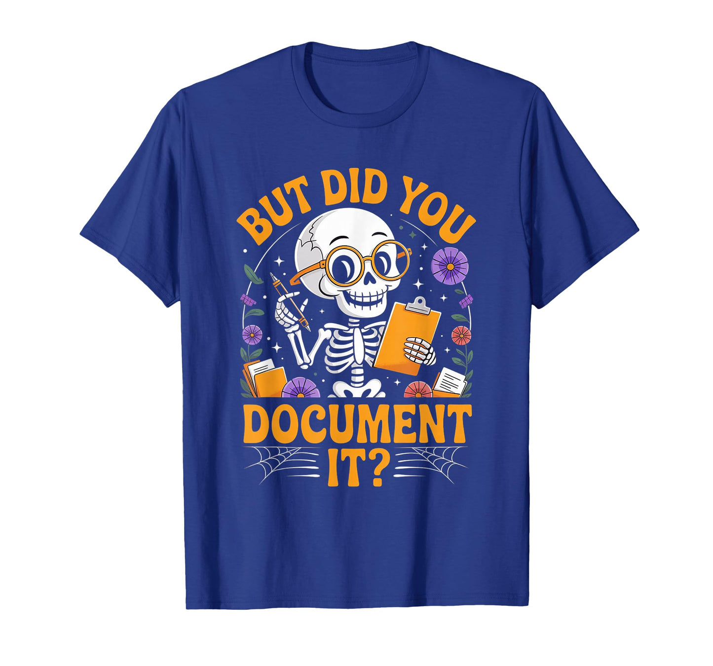 Human Resources HR Groovy Halloween But Did You Document It T-Shirt