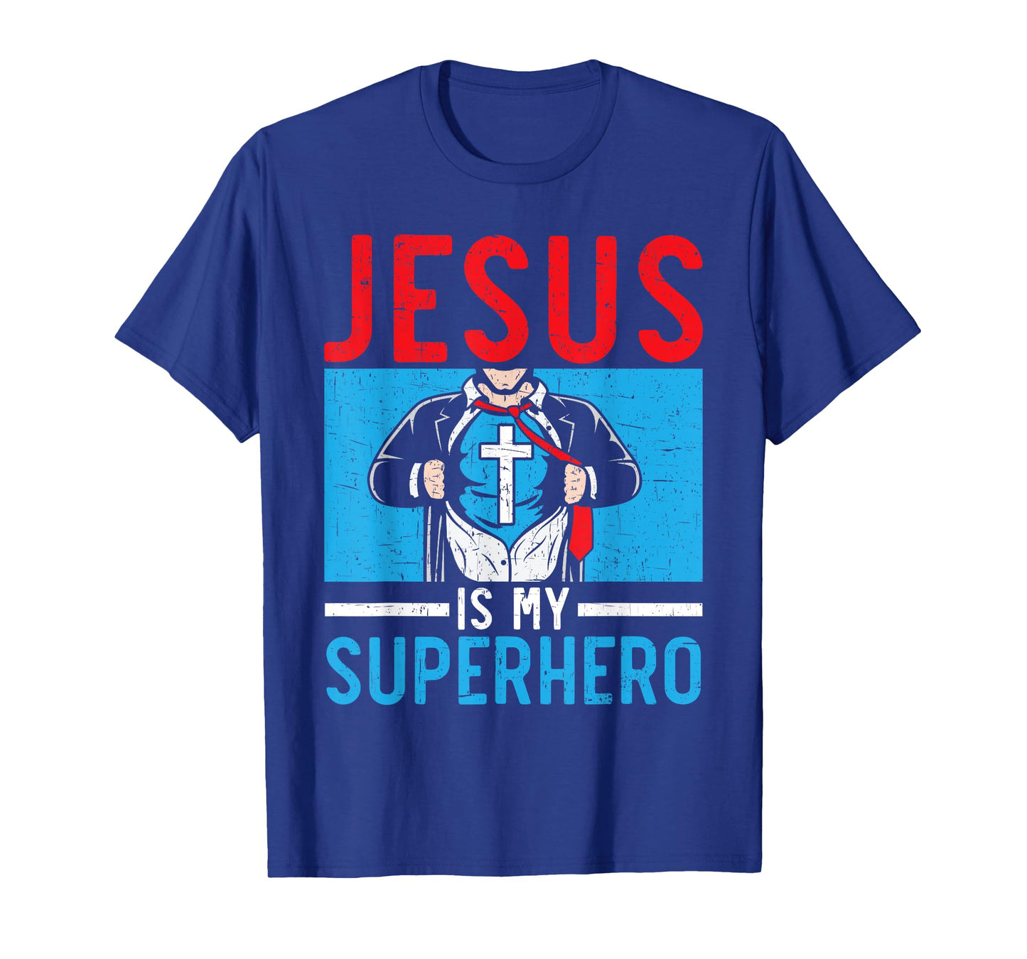 Jesus Is My Superhero Religious Pastor Christian Believer T-Shirt