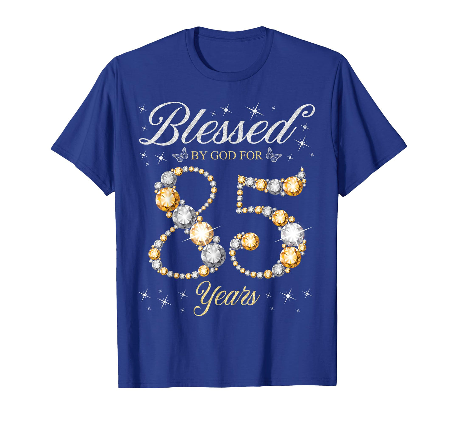 Blessed By God For 85 Years Old 85th Birthday Party T-Shirt