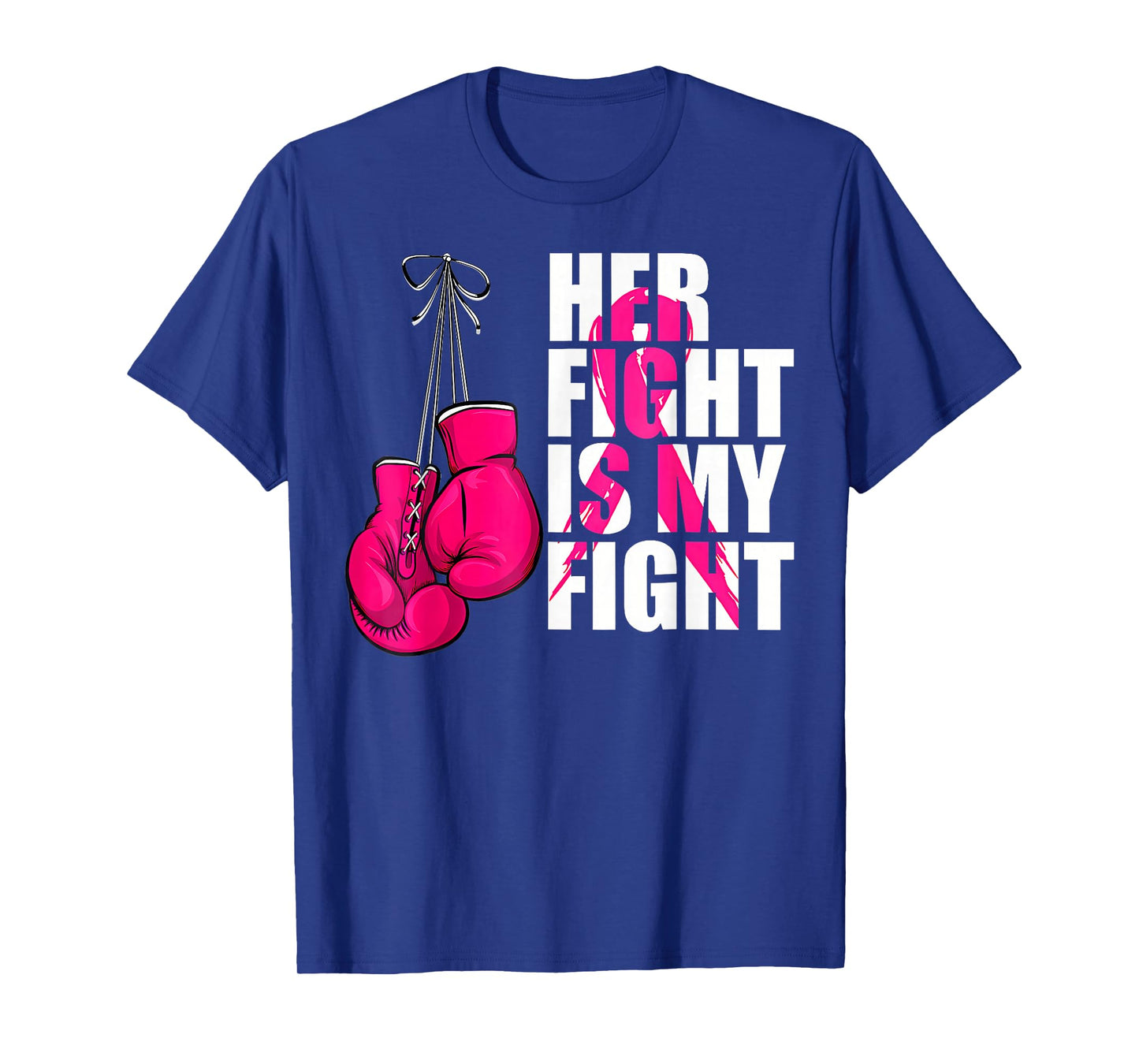 Breast Cancer Awareness Husband Support Squad T-Shirt