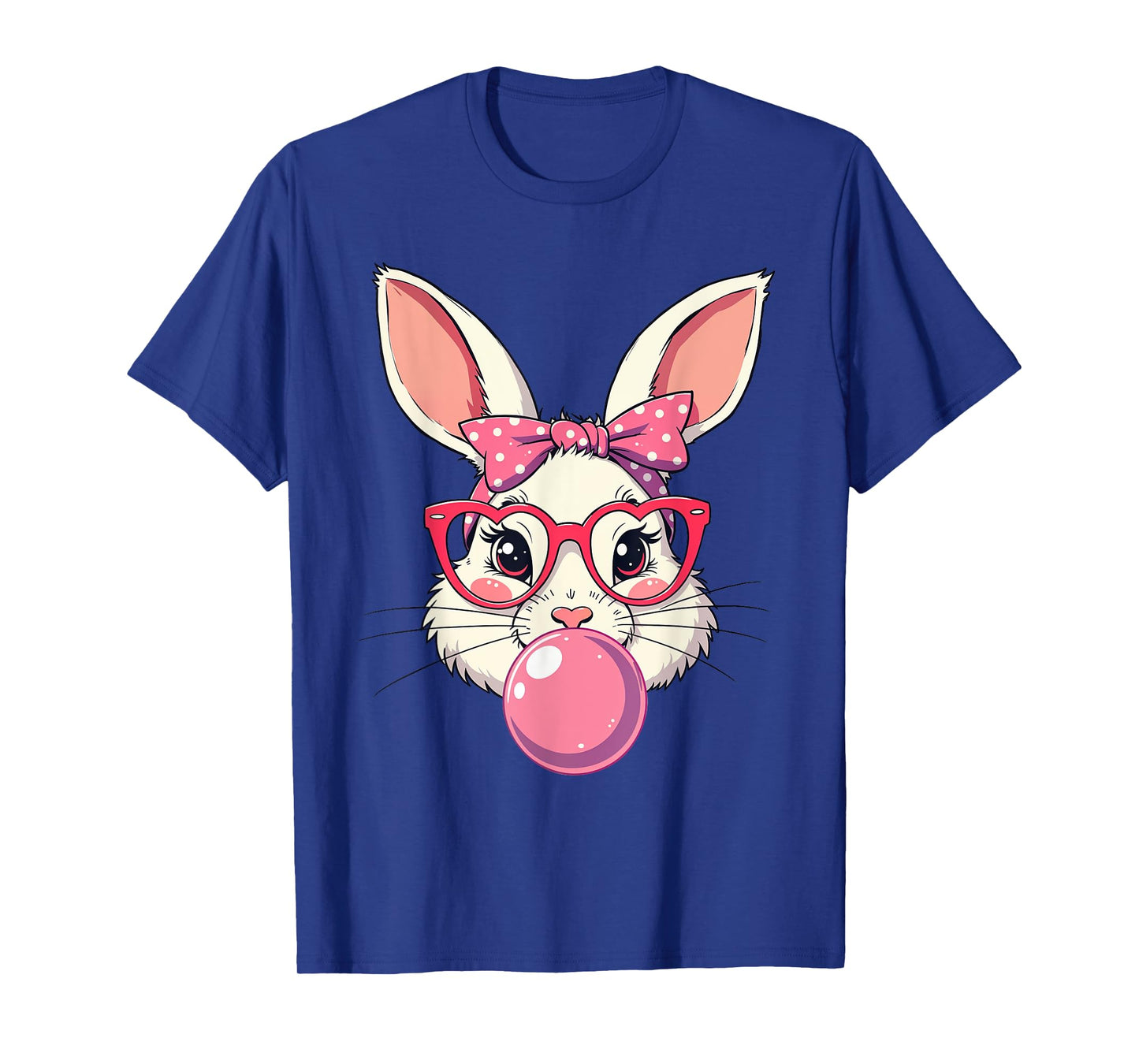 Bunny Face Coquette Bow Easter Day Women Men Boys Kids T-Shirt