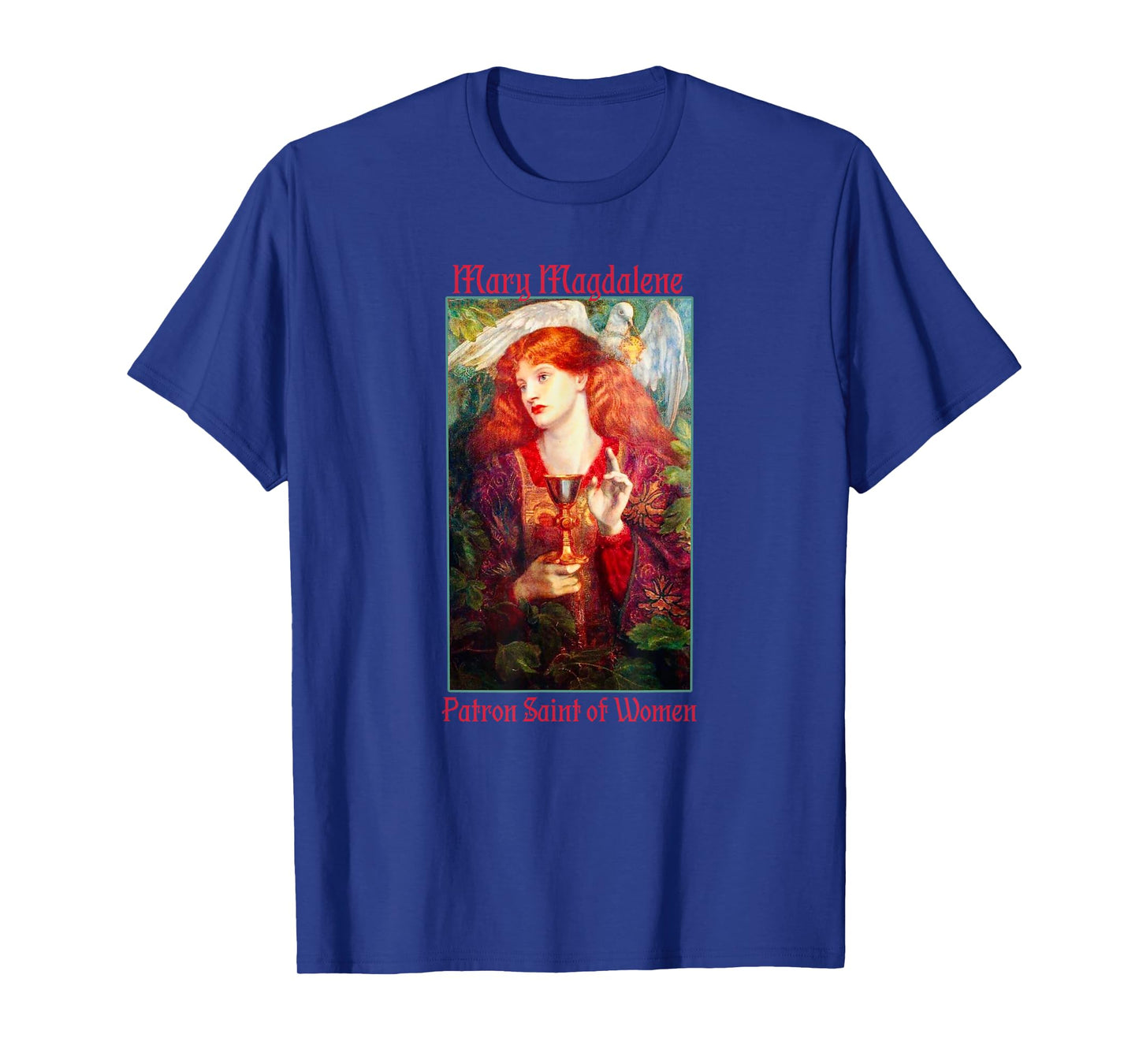 St. Mary Magdalene Patron Saint of Women Rosetti Painting T-Shirt