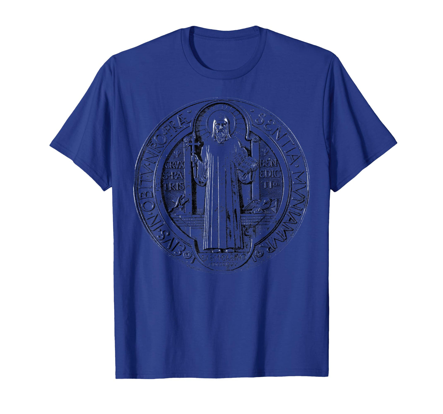 Saint Benedict Medal Catholic Saint Benedict Cross Catholic T-Shirt