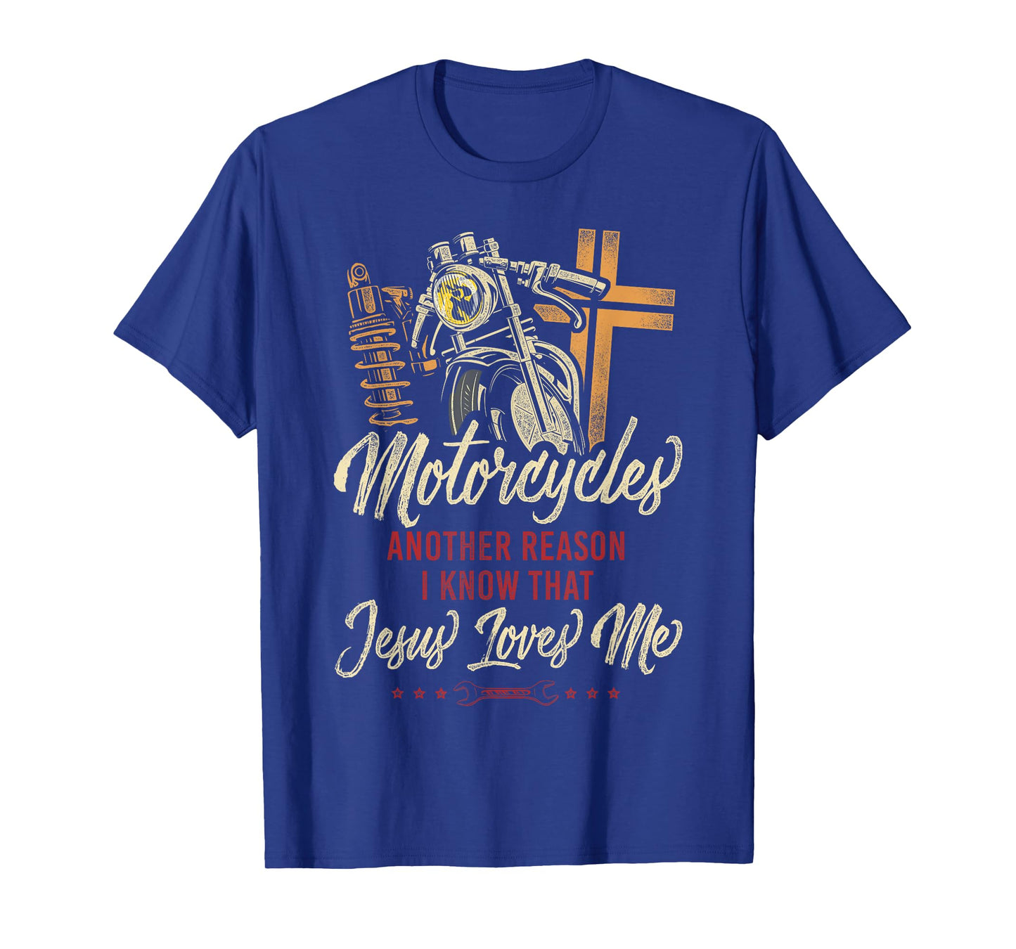 Classic Motorcycle Biker Jesus Faith Christian Motorcycles T-Shirt