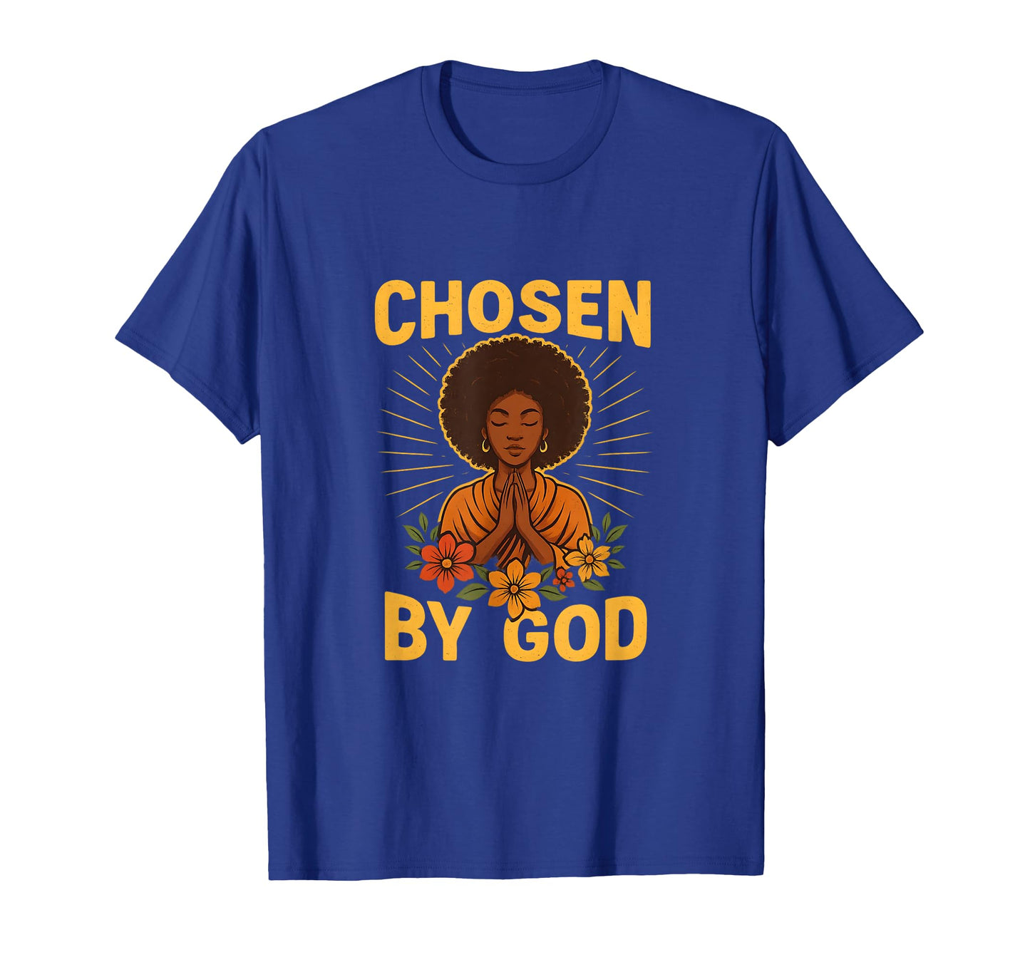 Chosen by God African Afrocentric Faith Design T-Shirt