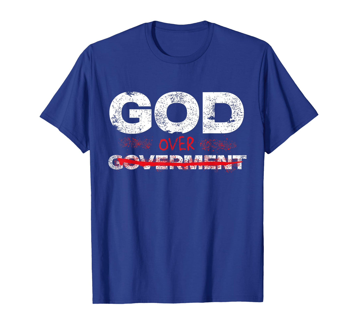 God Over Government Faith First Vintage T-Shirt