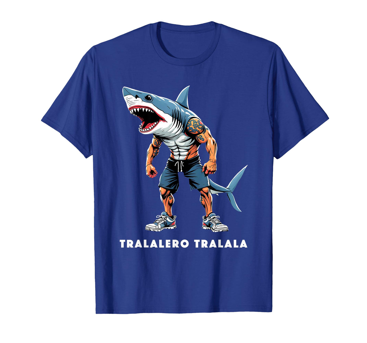 Tralalero Tralala Meme Tee Funny Shark Quote Italian Saying T-Shirt