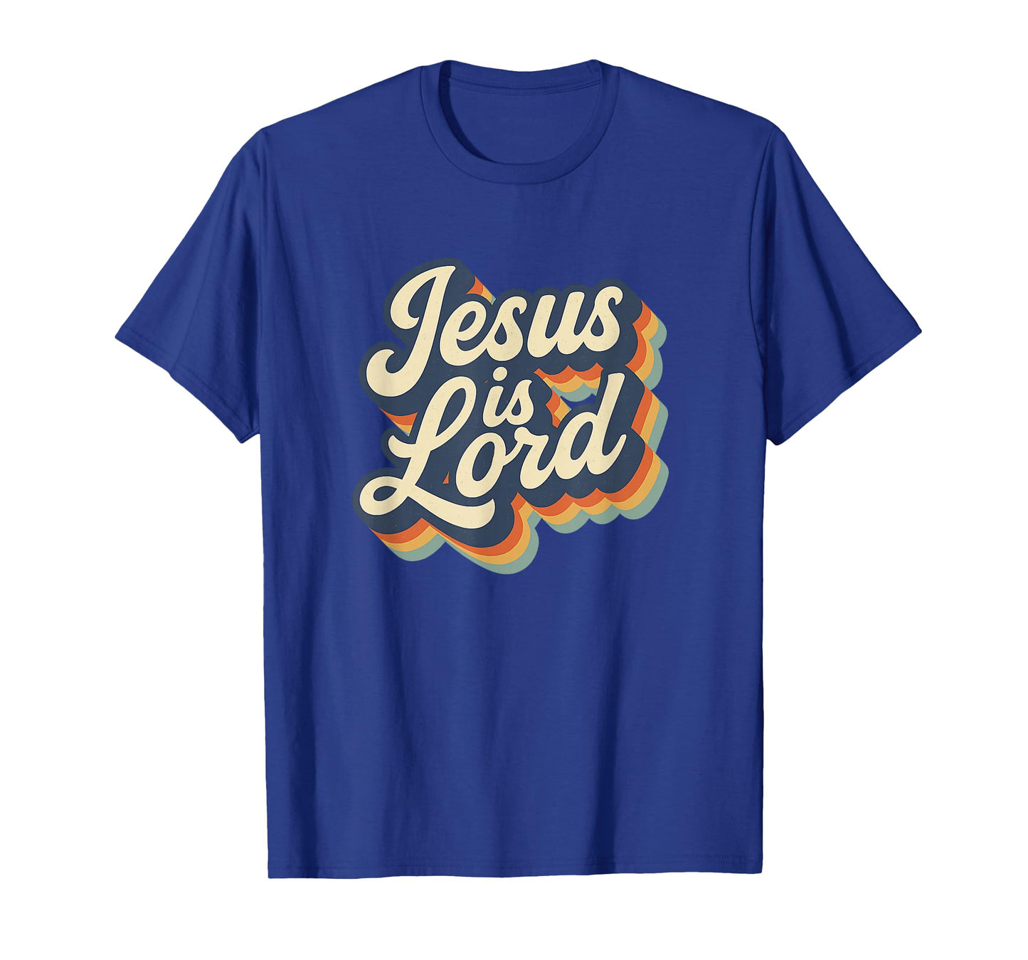 Jesus is Lord Retro Hippie Christian Fun Design T-Shirt