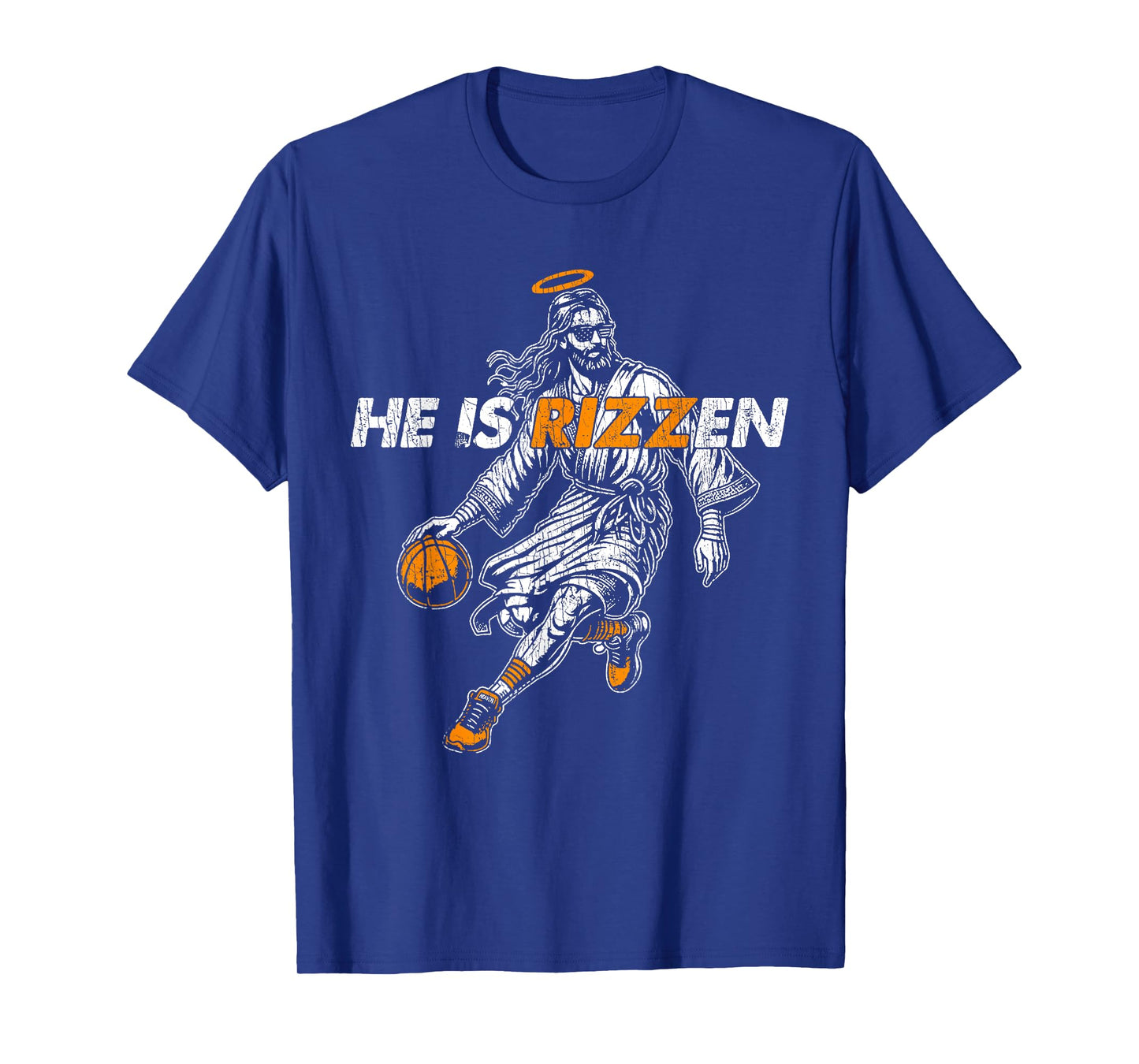 He Is RIZZEN Funny Jesus Basketball Easter Resurrection T-Shirt