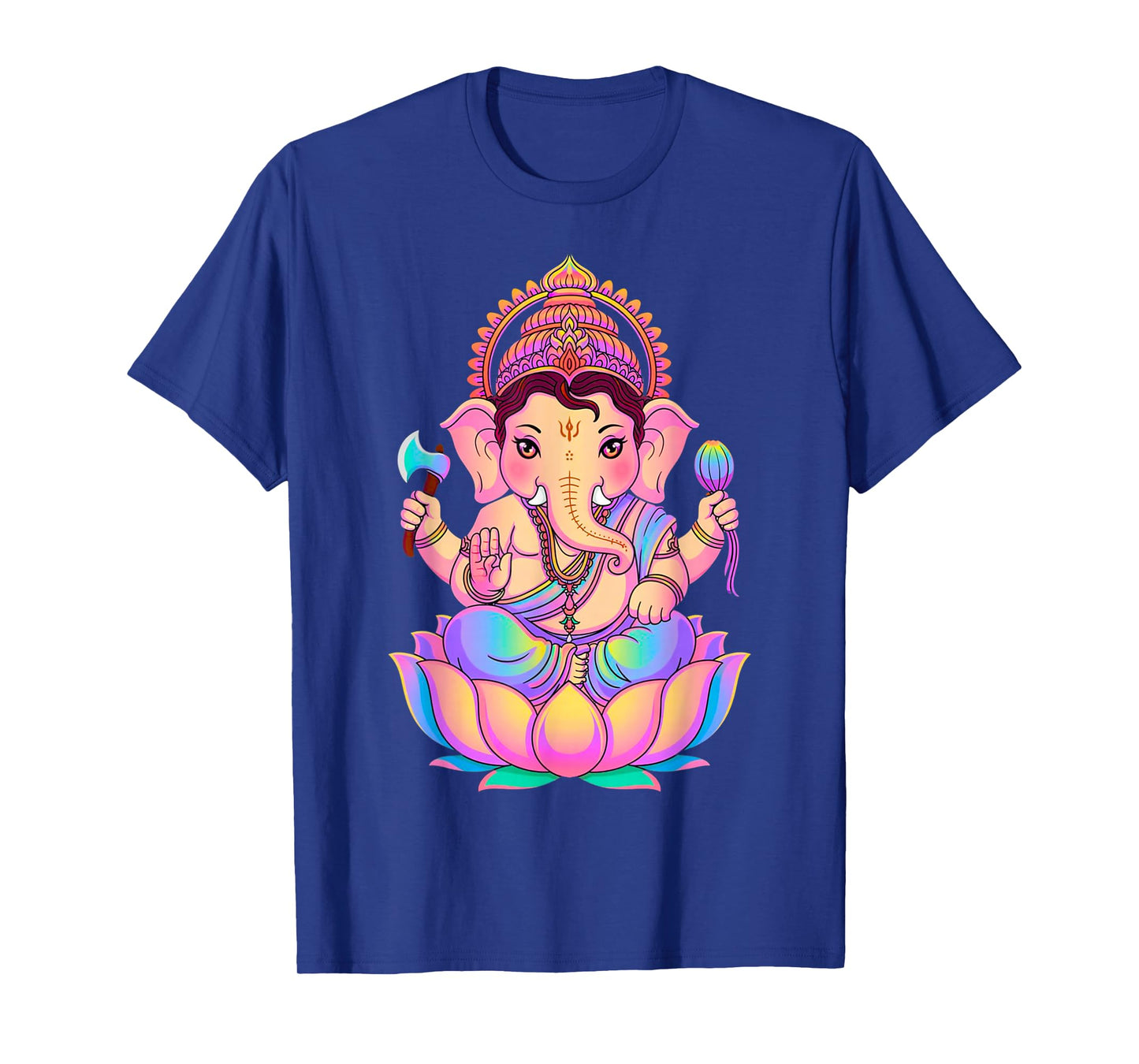 Hindu Ganesha Puja Elephant God India Meditation Yoga Murti T-Shirt