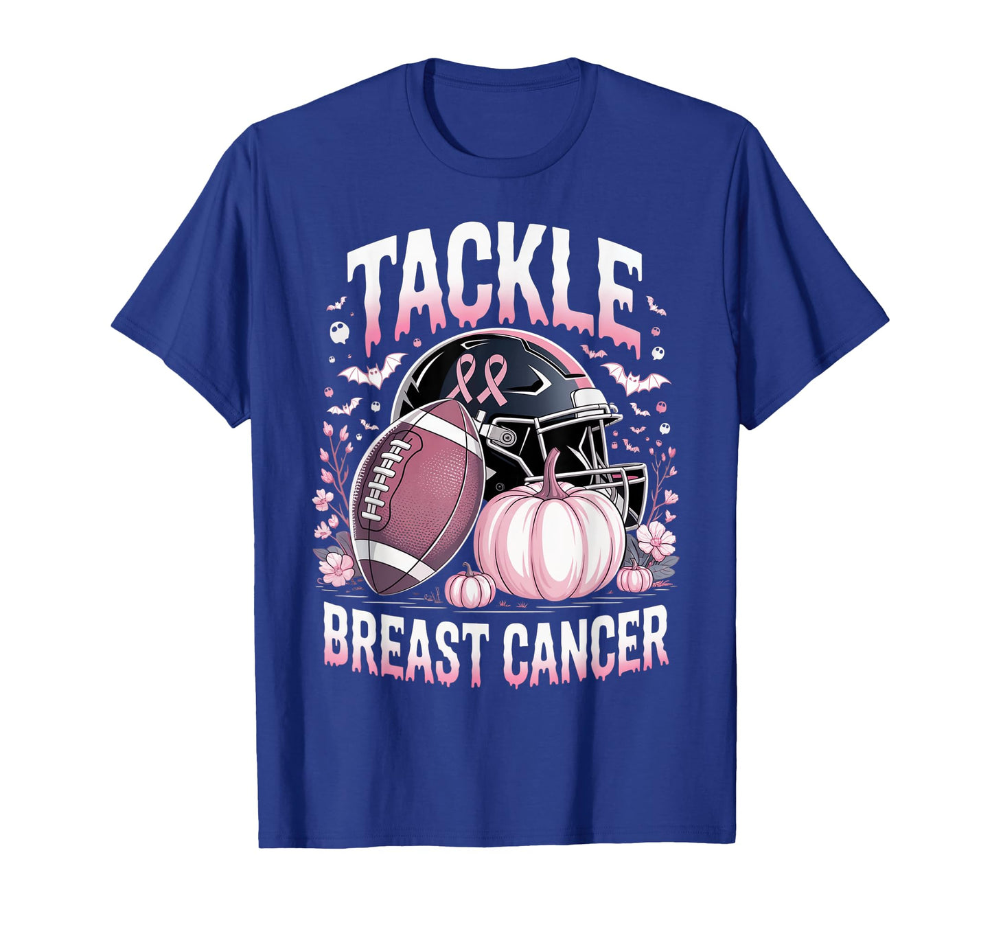 Tackle Breast Cancer Football Breast Cancer Awareness Month T-Shirt