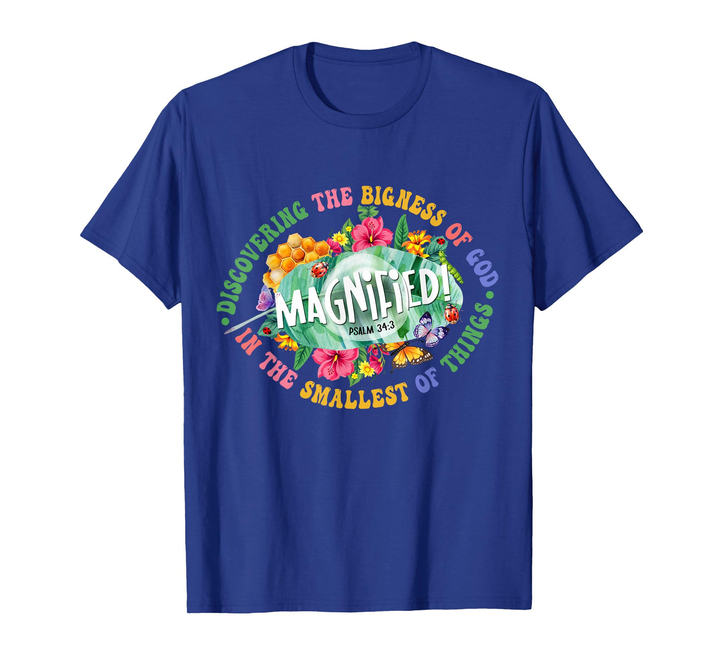 Magnified VBS 2025 Insects Adventure Christian Religious T-Shirt