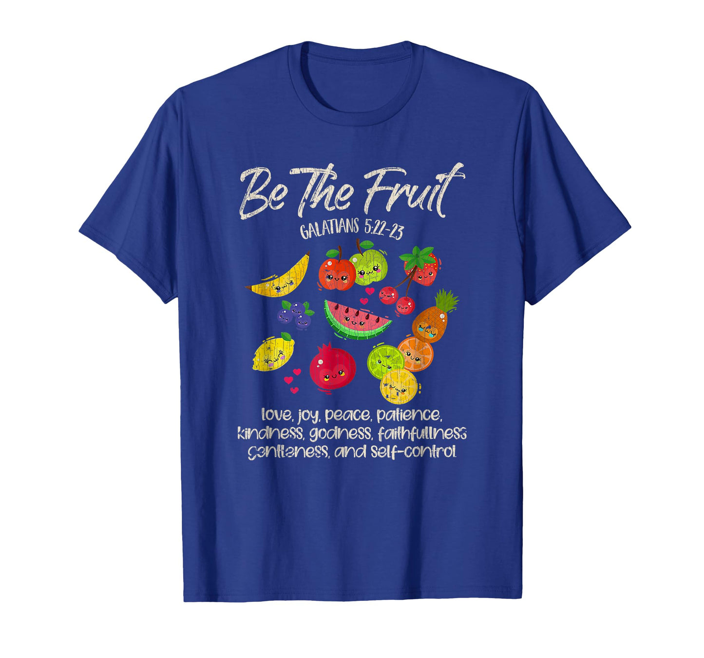 Vintage Retro Be The Fruit Christian Verse Spirit Galatians T-Shirt