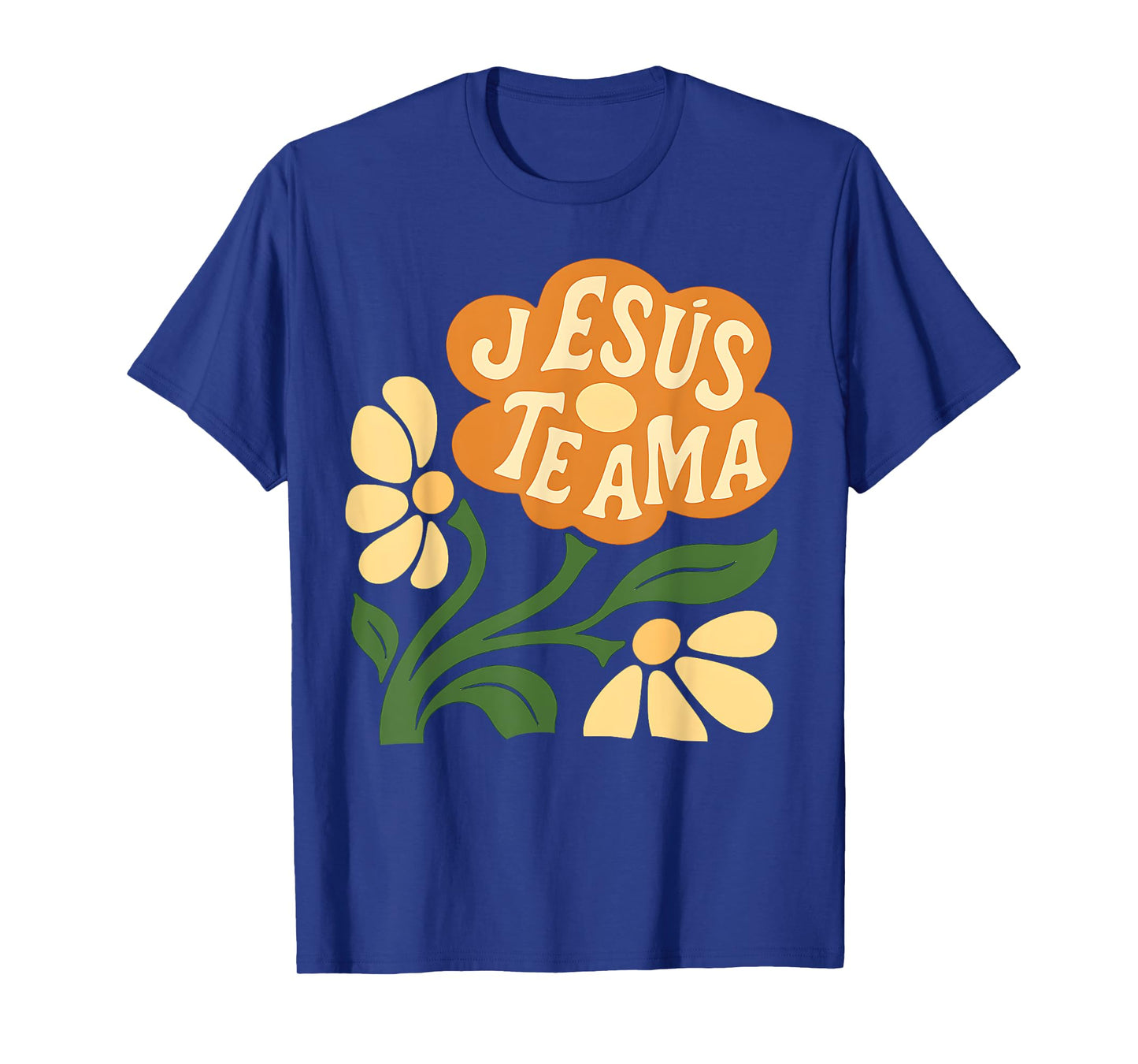 Jesus Te AMA Flor Jesus Loves You Boho Botánico Christian T-Shirt
