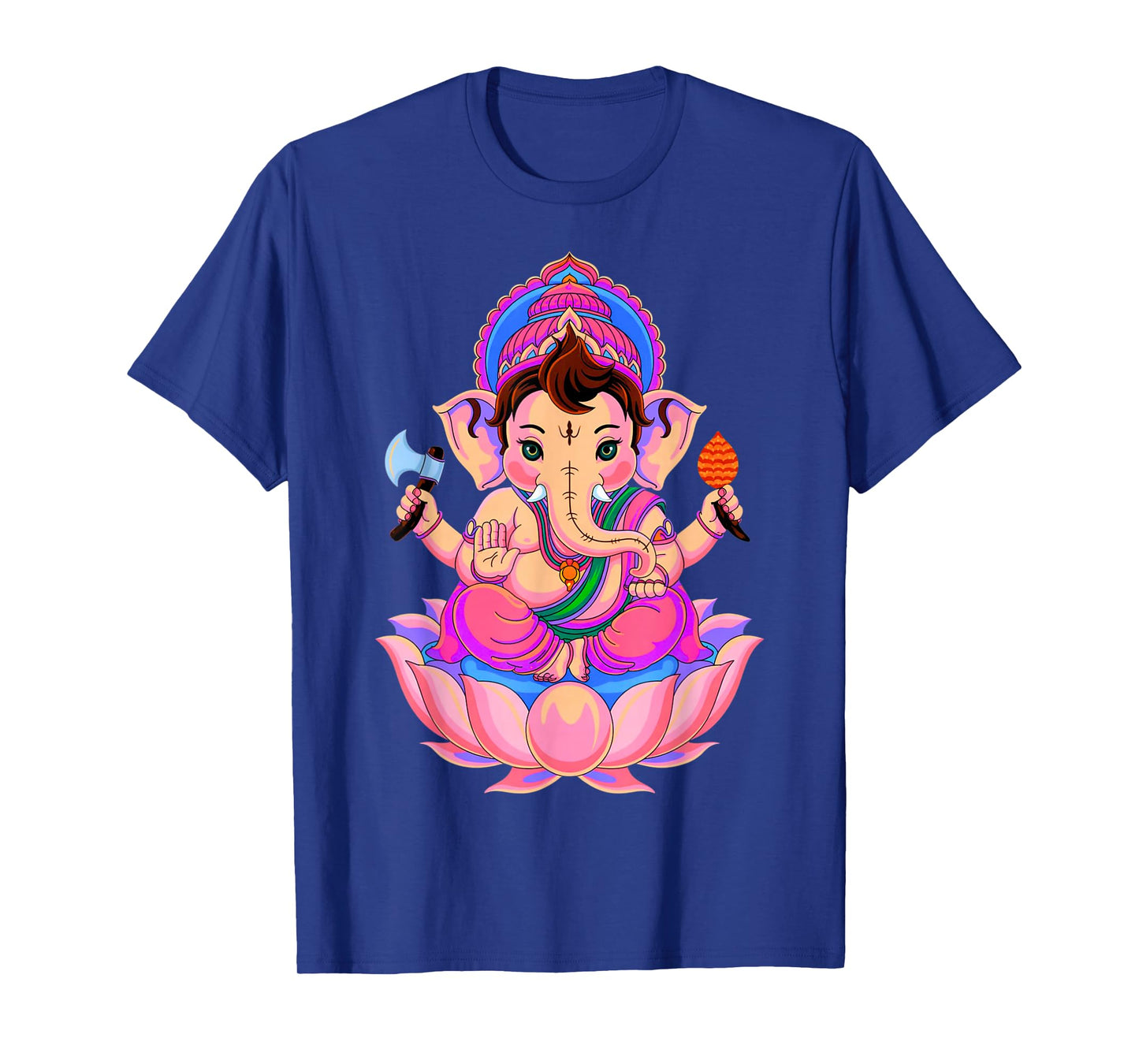 Hindu Ganesha Puja Elephant God India Meditation Yoga Murti T-Shirt