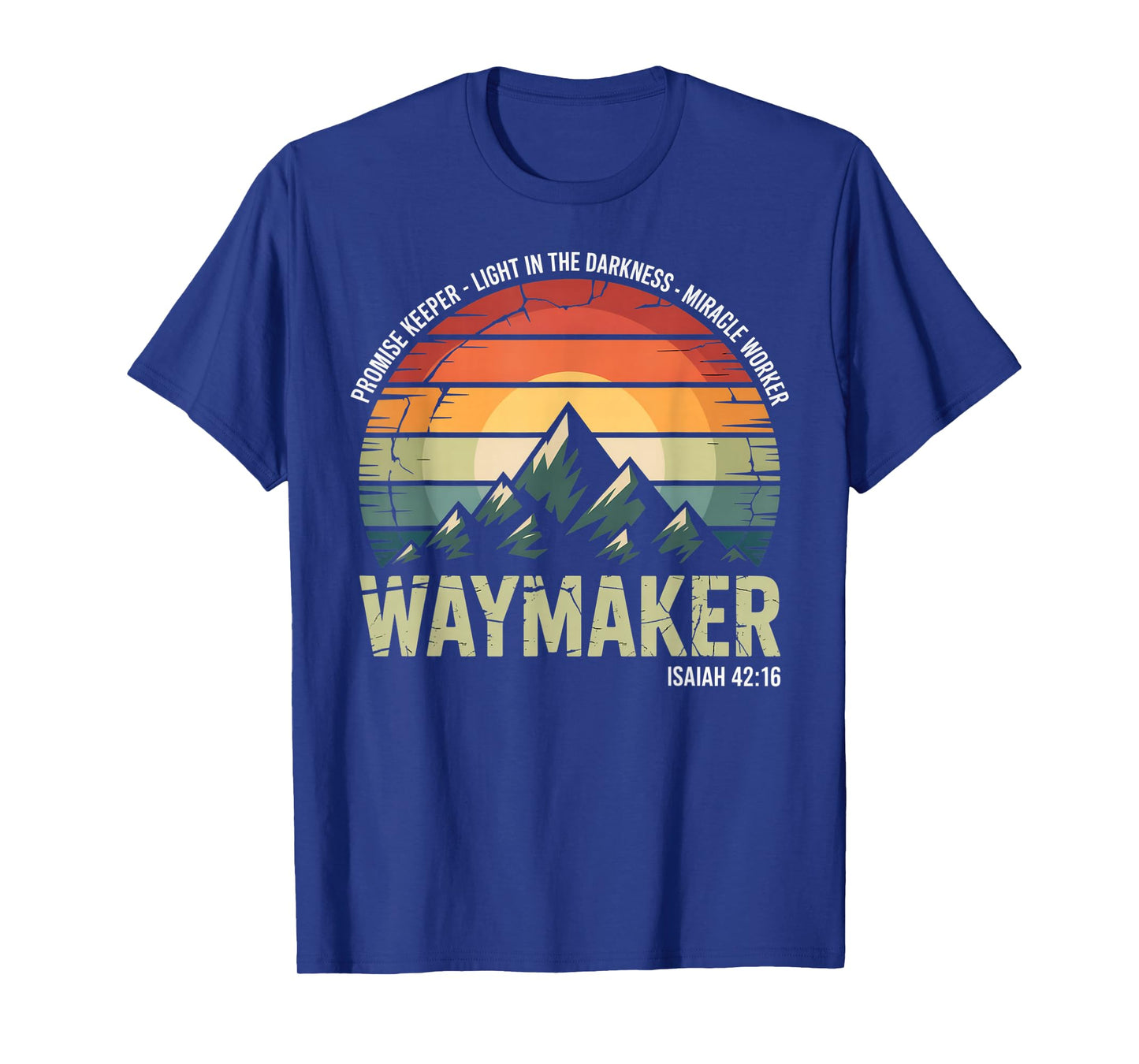 Waymaker Vintage Promise Keeper Miracle Worker Christian T-Shirt