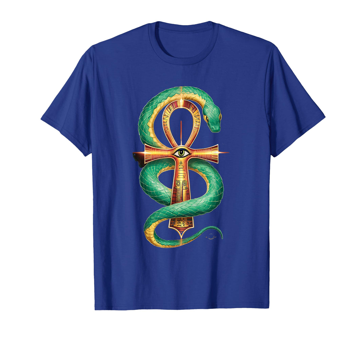 Ankh All Seeing Eye Ancient Egyptian Mythology Snake God T-Shirt