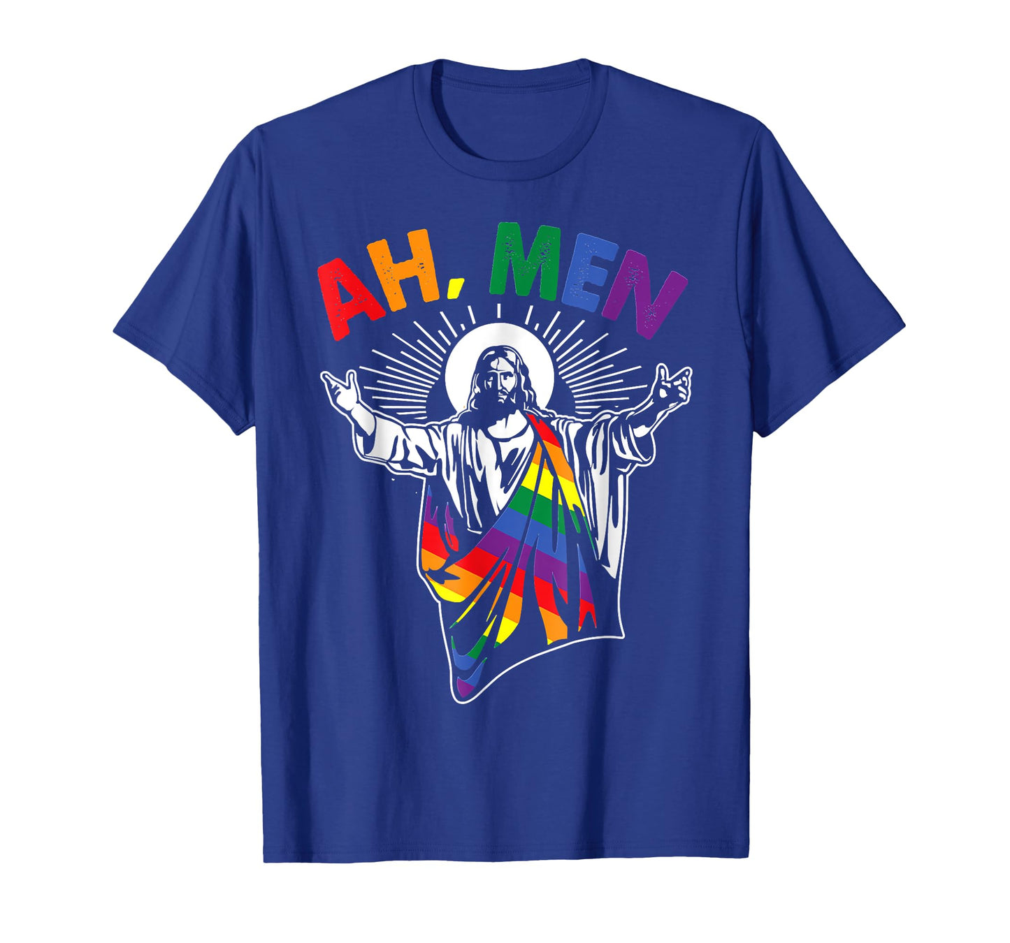 Ah Men Funny LGBT, Easter Gay, Christian Costume T-Shirt