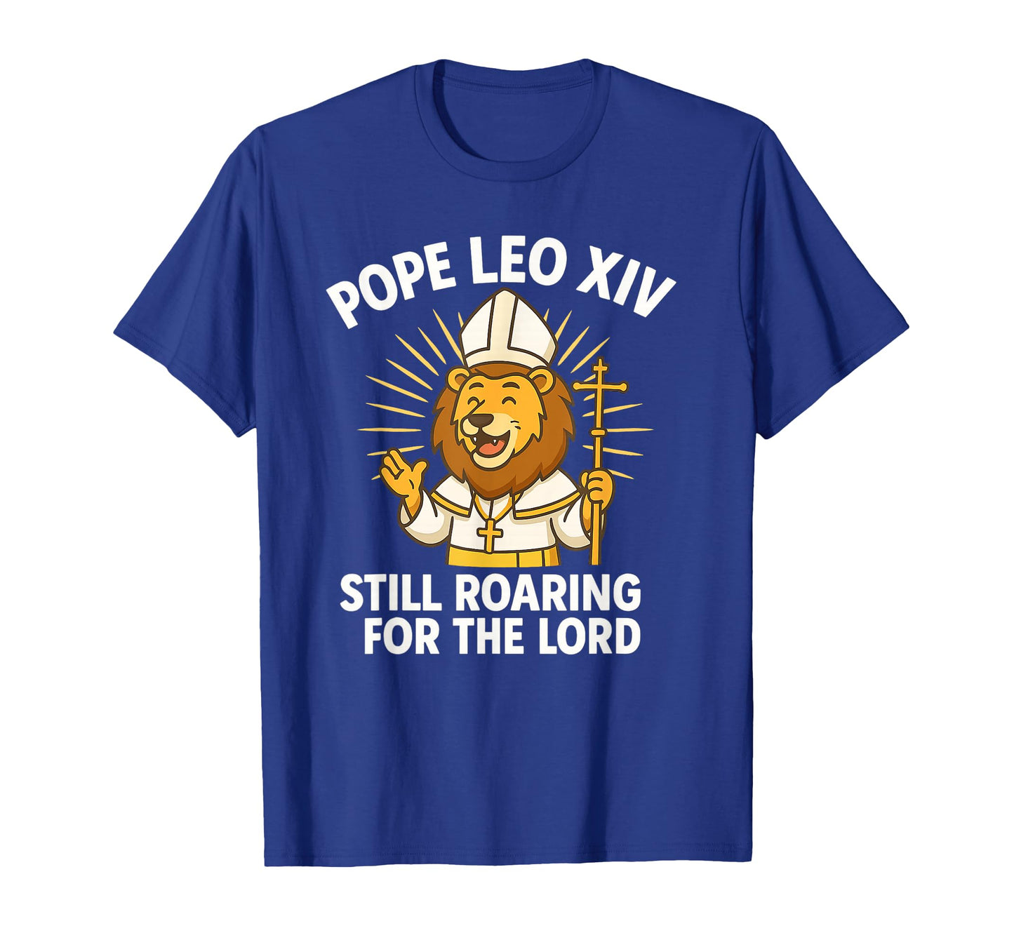 Pope Leo XIV Roaring Lion For The Lord Kid Boys Girls Gifts T-Shirt