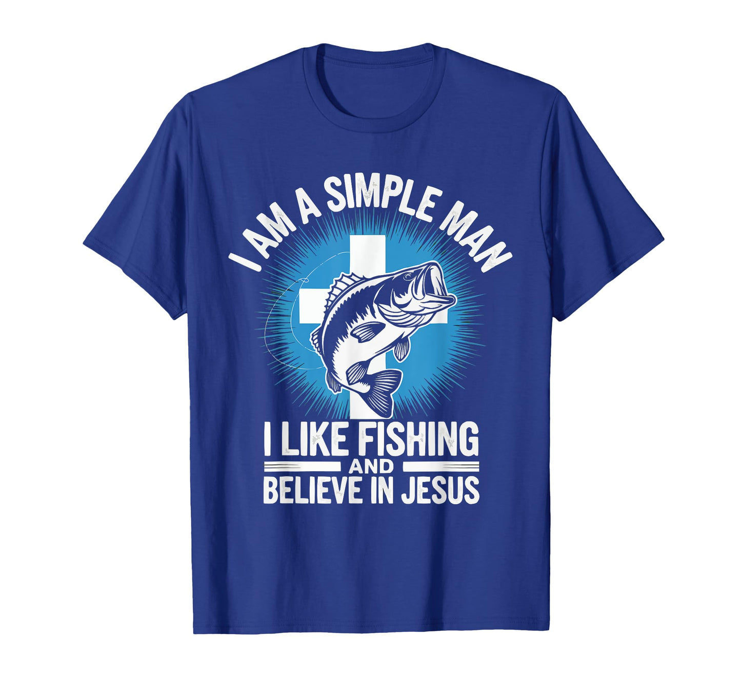 Fishing Jesus Christ Religion Christian Fisher Christianity T-Shirt