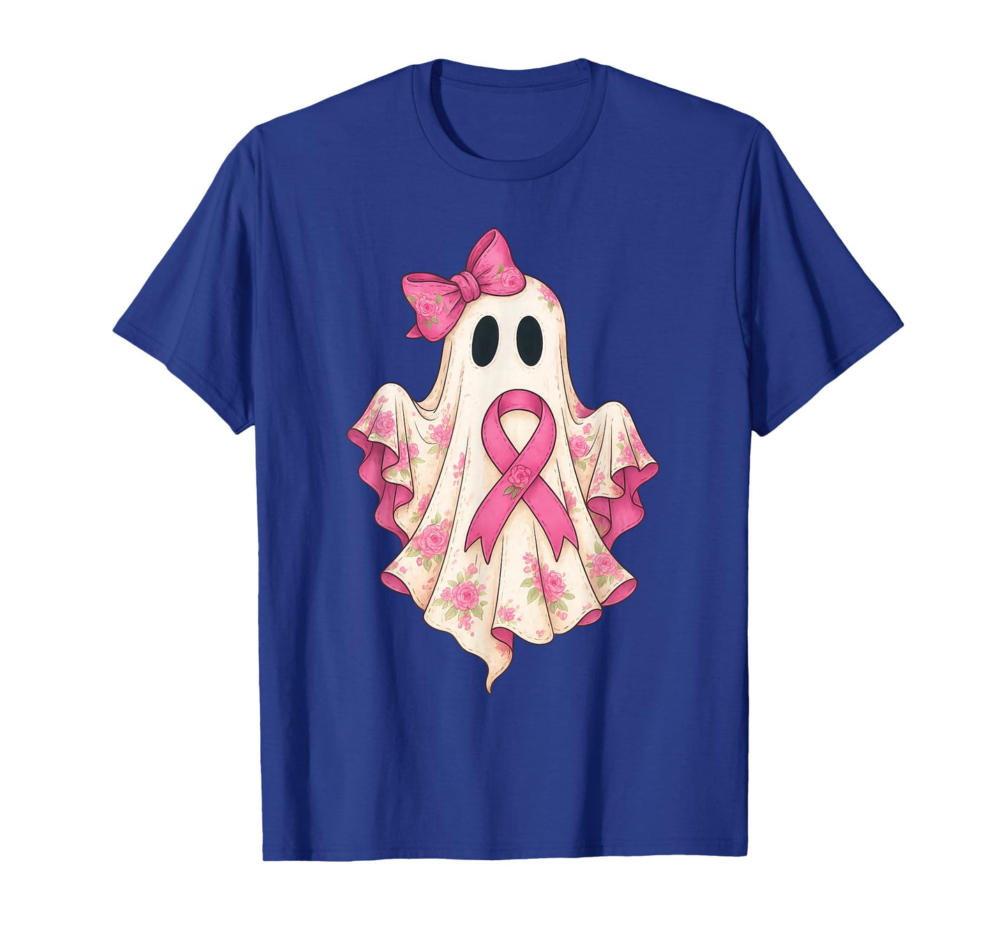 in October, We Wear Pink Ghost Breast Cancer Awareness Tees T-Shirt