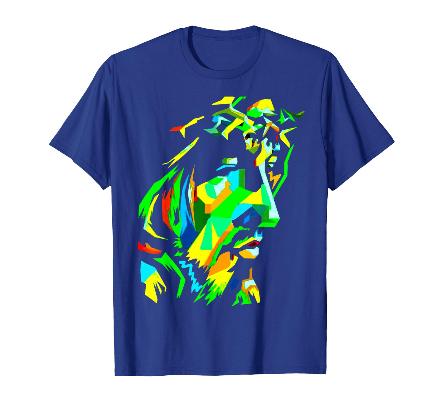 Jesucristo Pop Art Jesus Christ Face, Catholic Icon Painting T-Shirt
