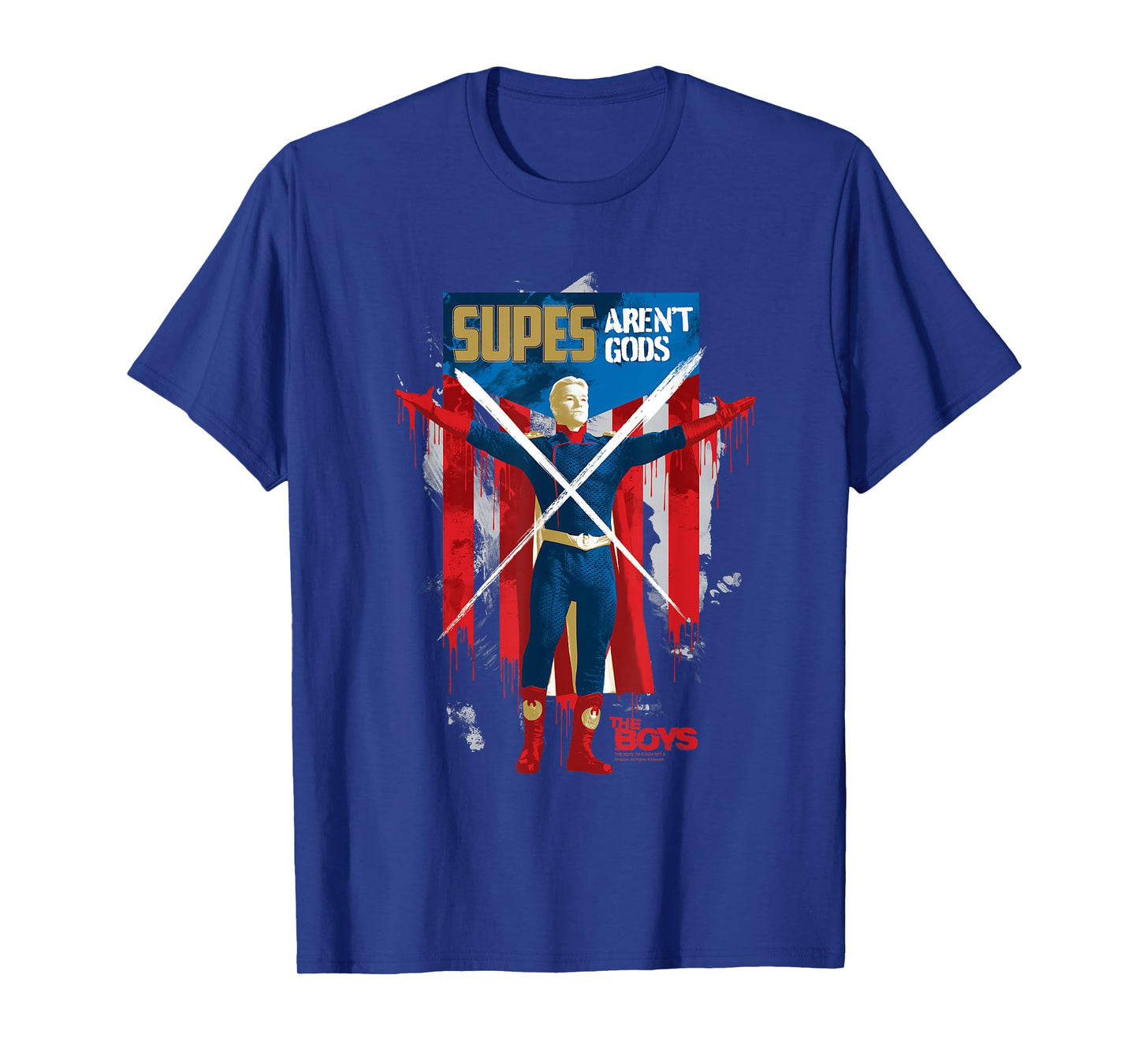 The Boys Homelander Supes Aren't Gods Season 4 Superhero T-Shirt