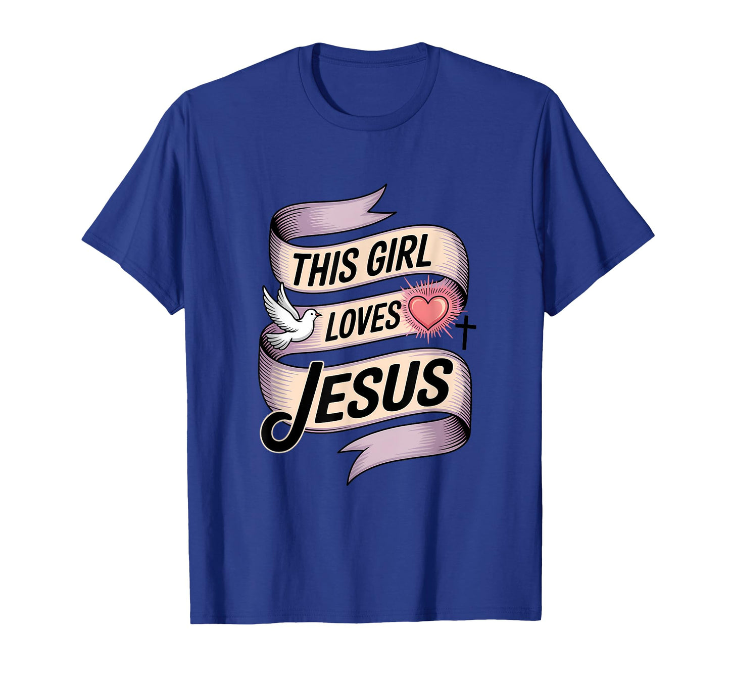 This Girl Loves Jesus Christian Girl Jesus T-Shirt
