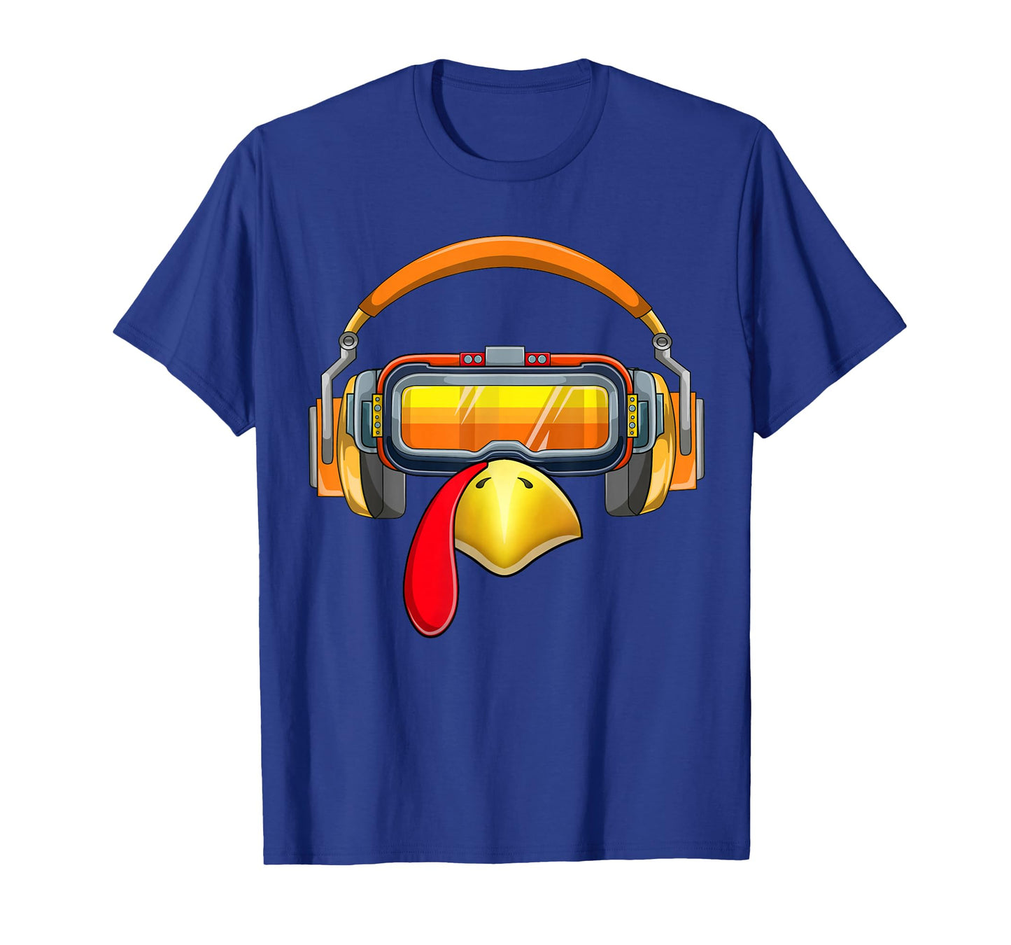 Thanksgiving Turkey Face VR Glasses T-Shirt