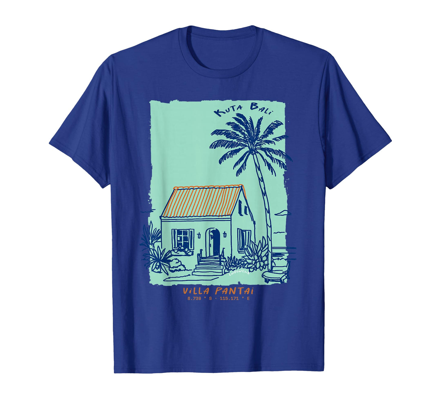Kuta Bali Indonesia Souvenir Vintage Surf Art T-Shirt