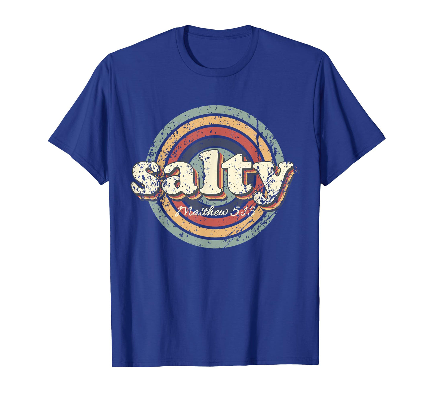Christian Salty Matthew 5:13 Bible Verse Jesus Faith Vintage T-Shirt