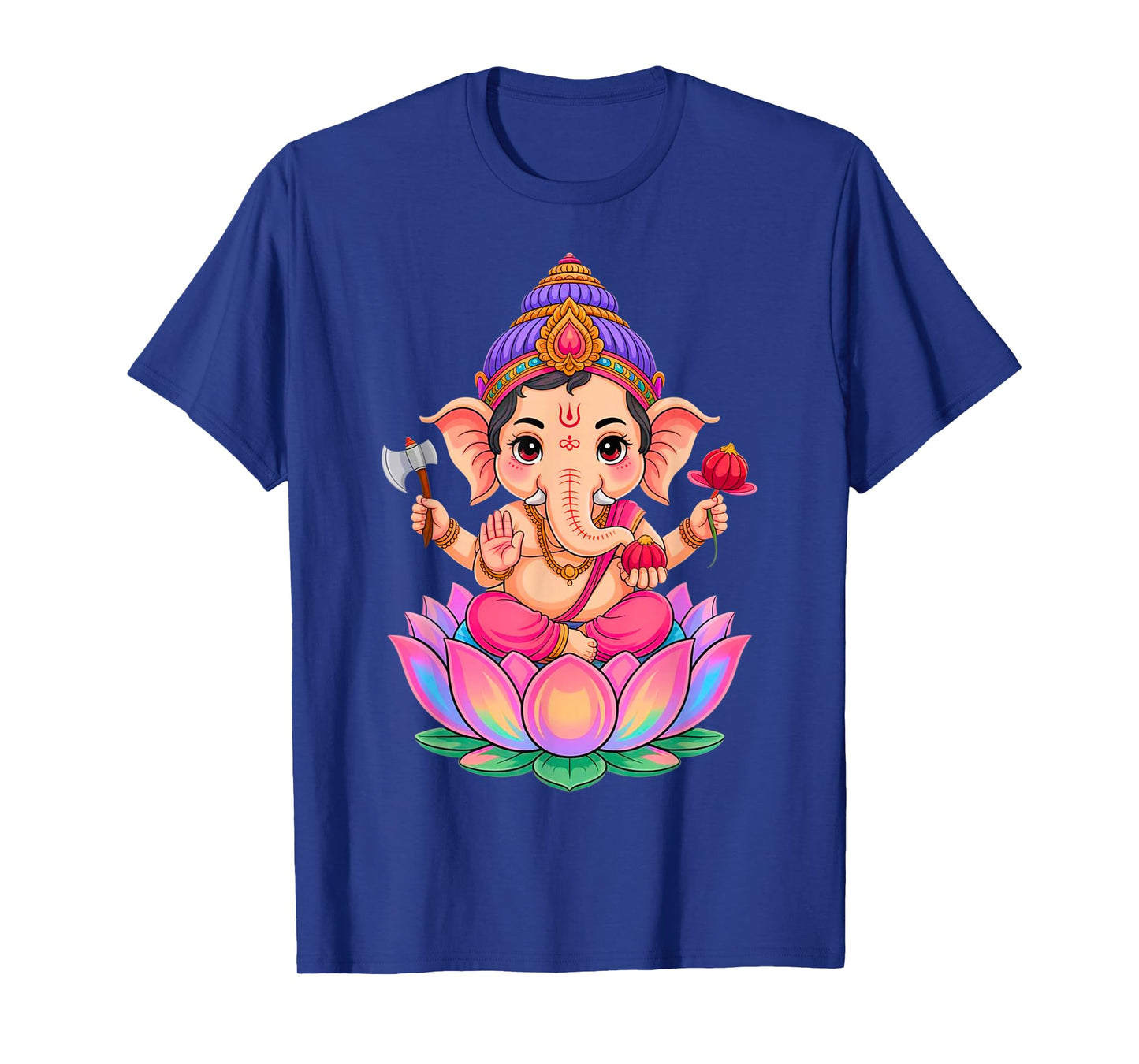 Hindu Ganesha Puja Elephant God India Meditation Yoga Murti T-Shirt